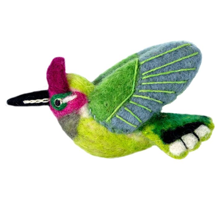 Felted Wool Bird Ornament