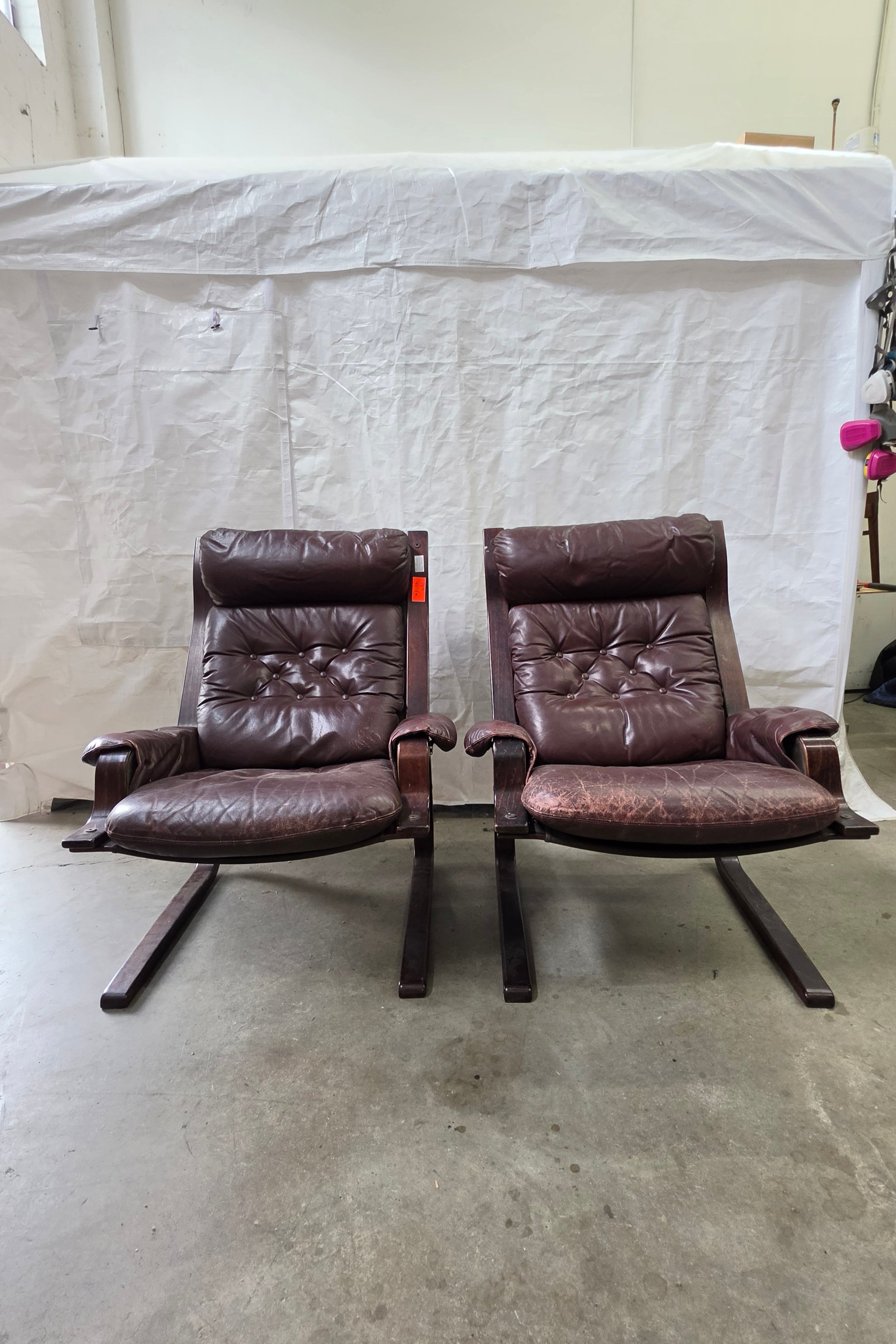 Danish Lounge Chairs Pair