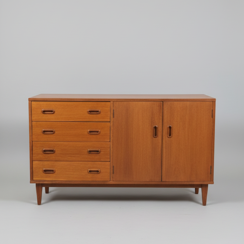 Petite Danish Teak Credenza 1125029