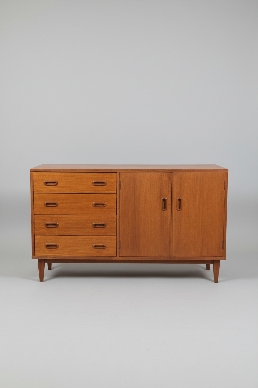 Petite Danish Teak Credenza 1125029