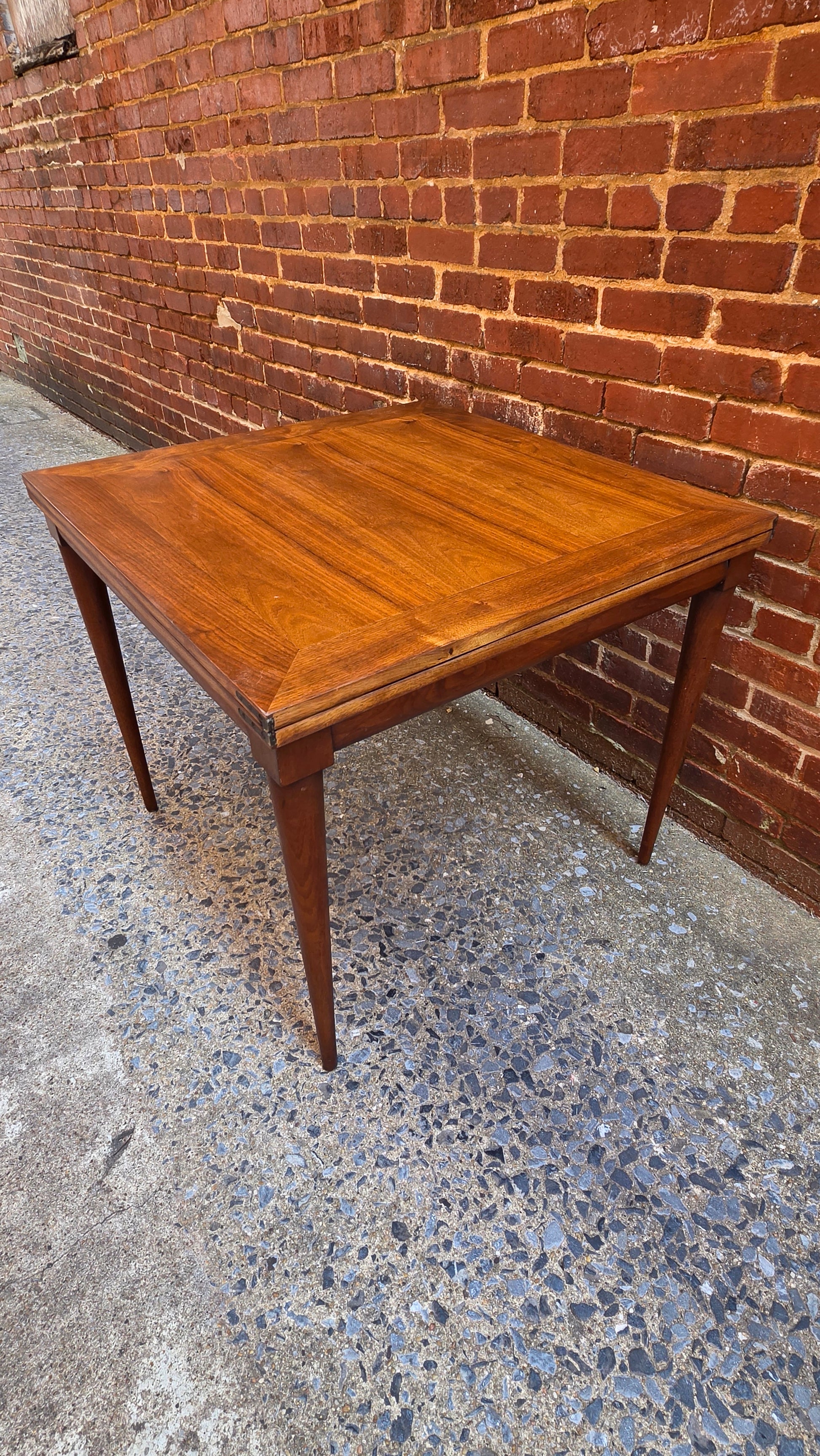 Antique Walnut Pub Game Table