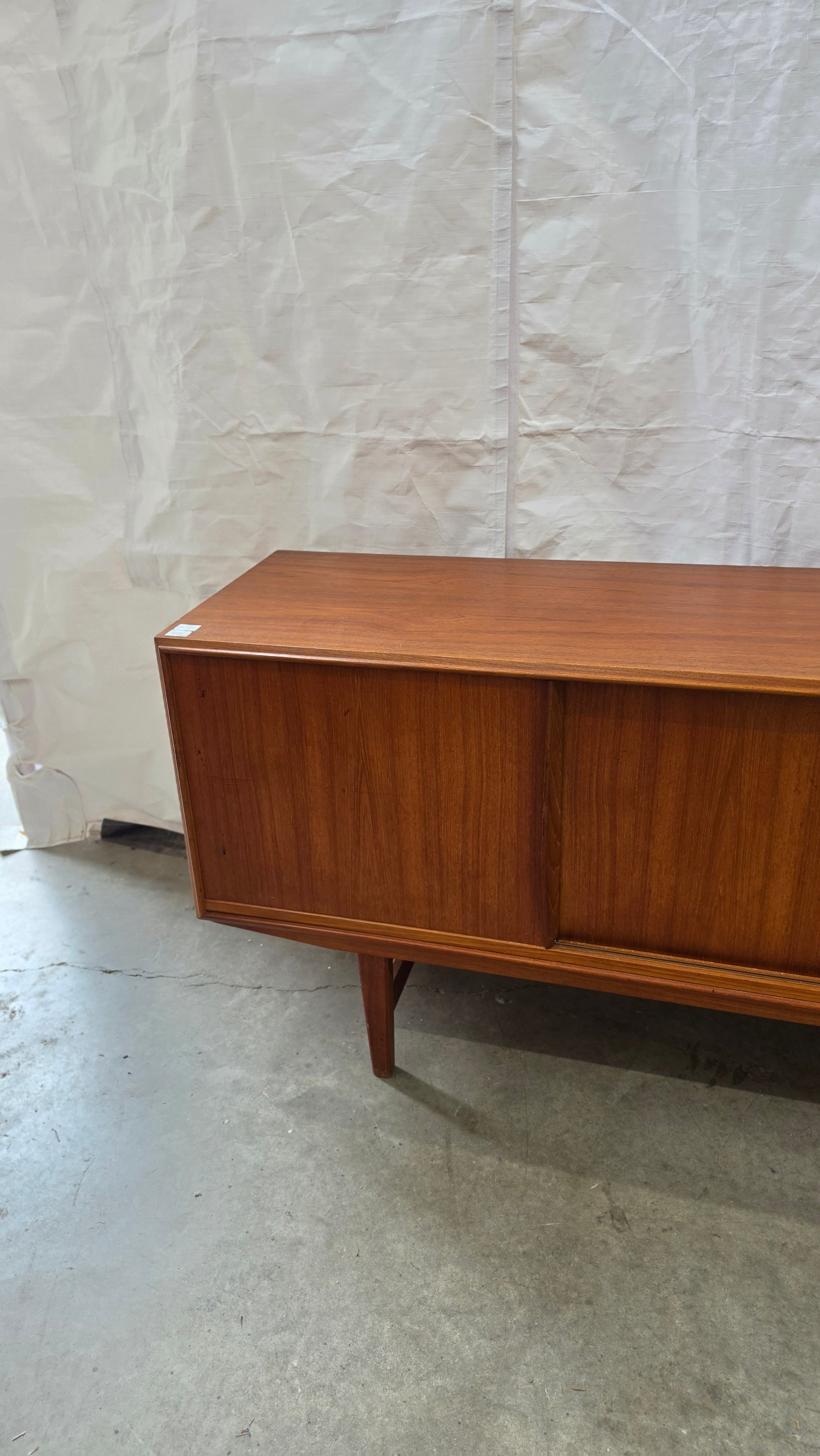 Danish Teak 4 Door Credenza