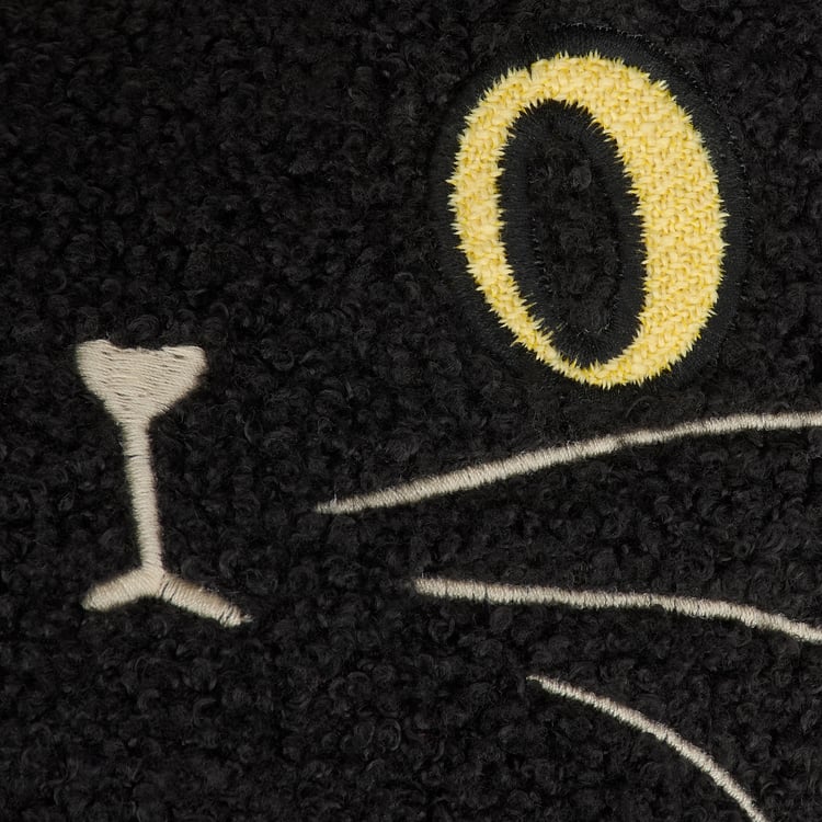Black Cat Pillow