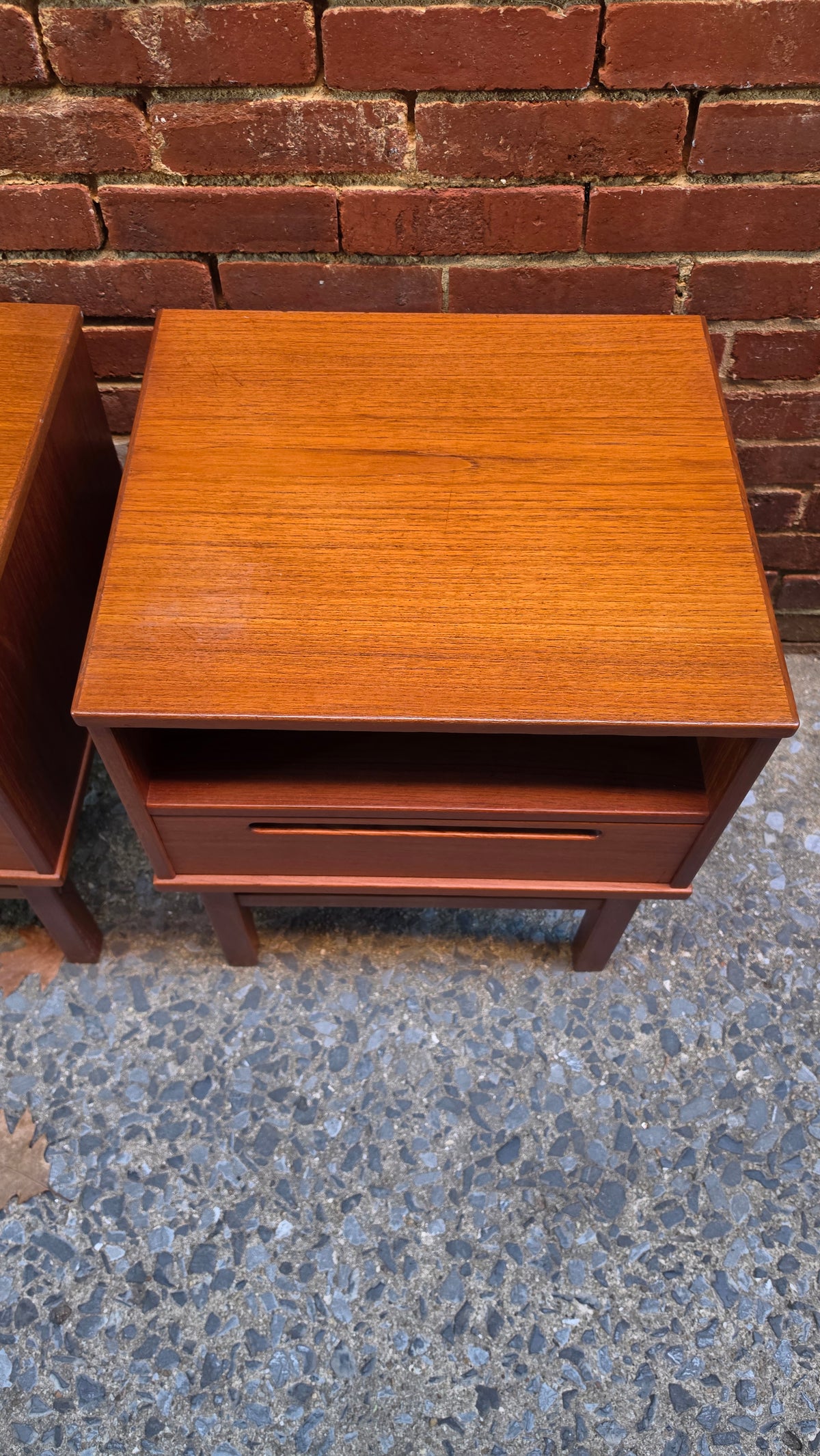 Nils Jonsson Pair of Teak Nightstands