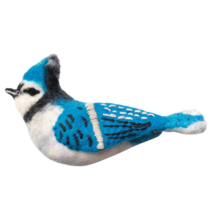 Felted Wool Bird Ornament