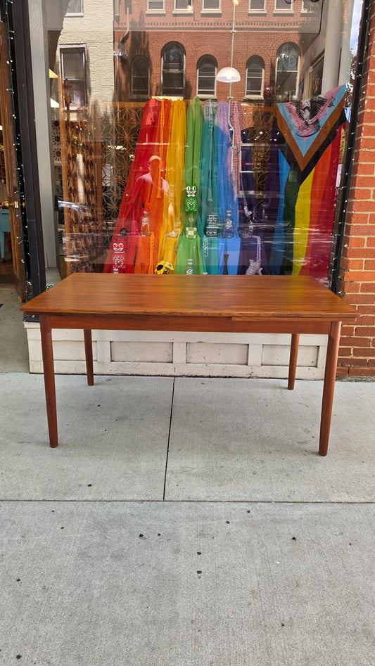 Danish Teak Expandable Dining Table