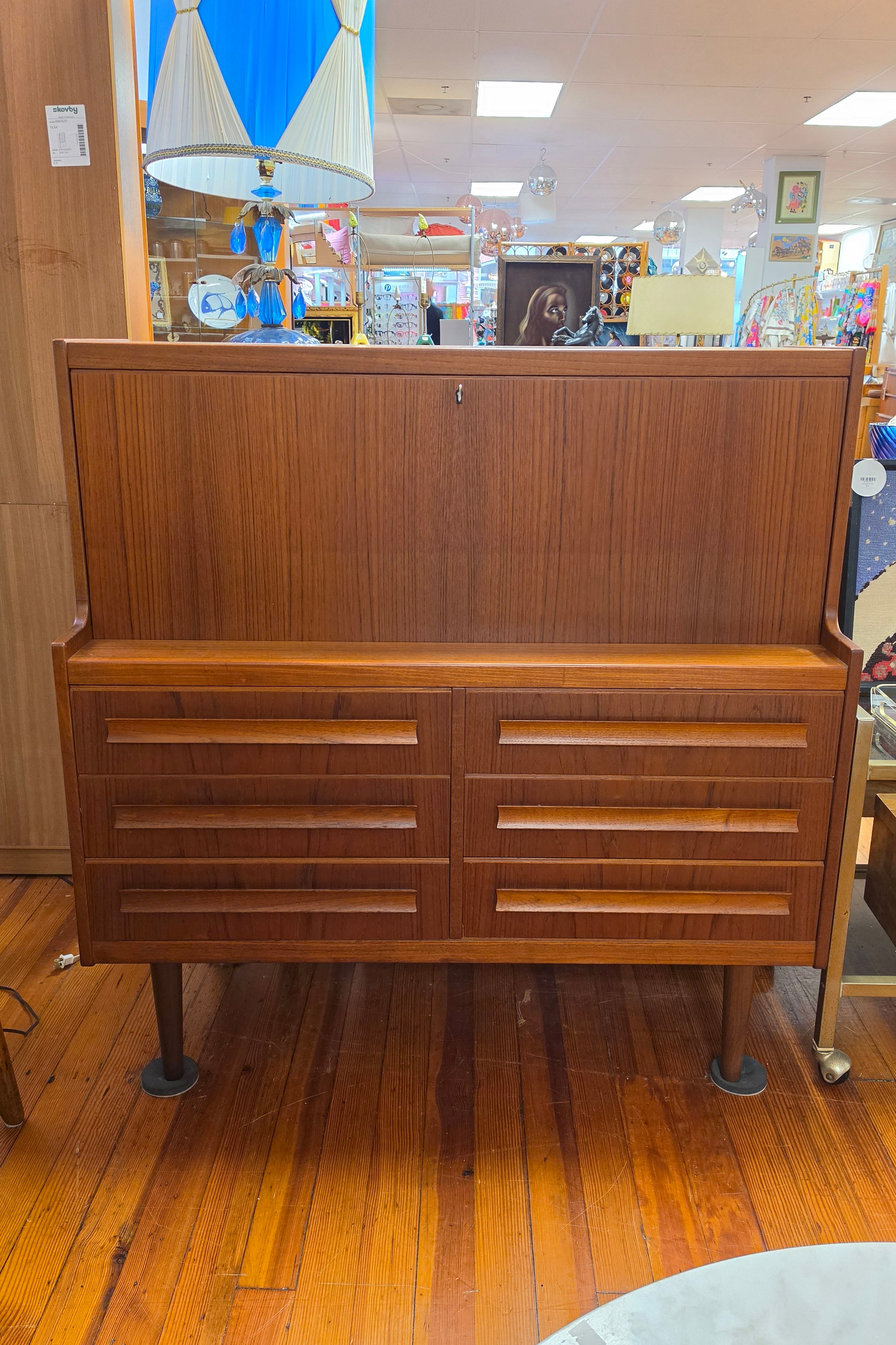 Danish Teak Secretary by Sigfrid Omann