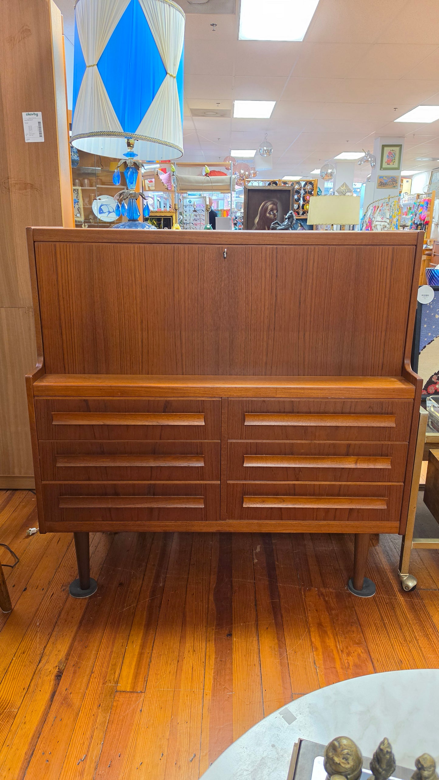 Danish Teak Secretary by Sigfrid Omann