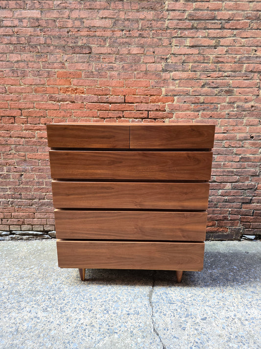 American of Martinsville Walnut Tall Chest