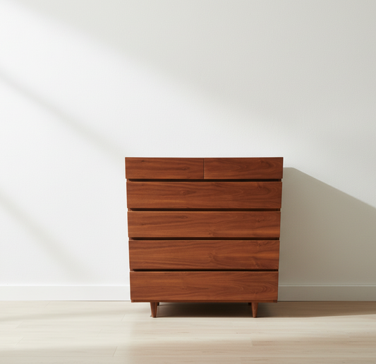 American of Martinsville Walnut Tall Chest