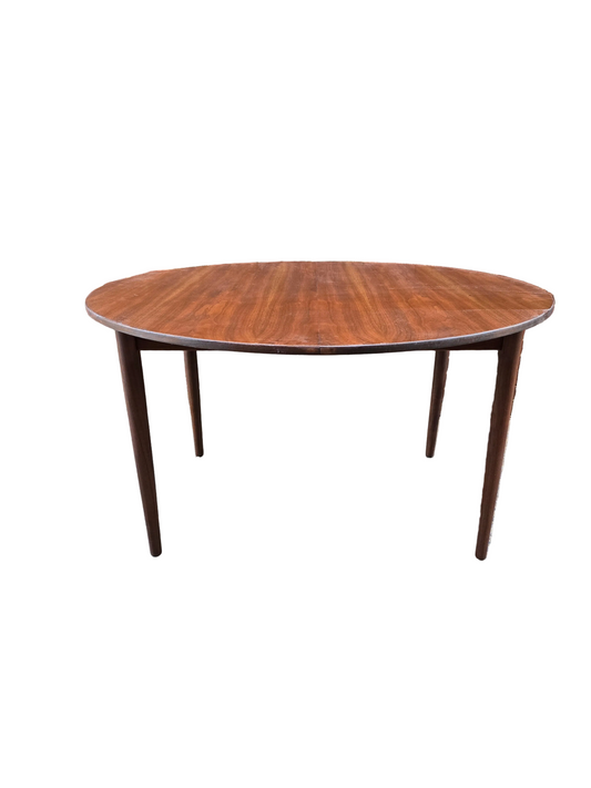 Danish Expandable Dining Table with Walnut Finish