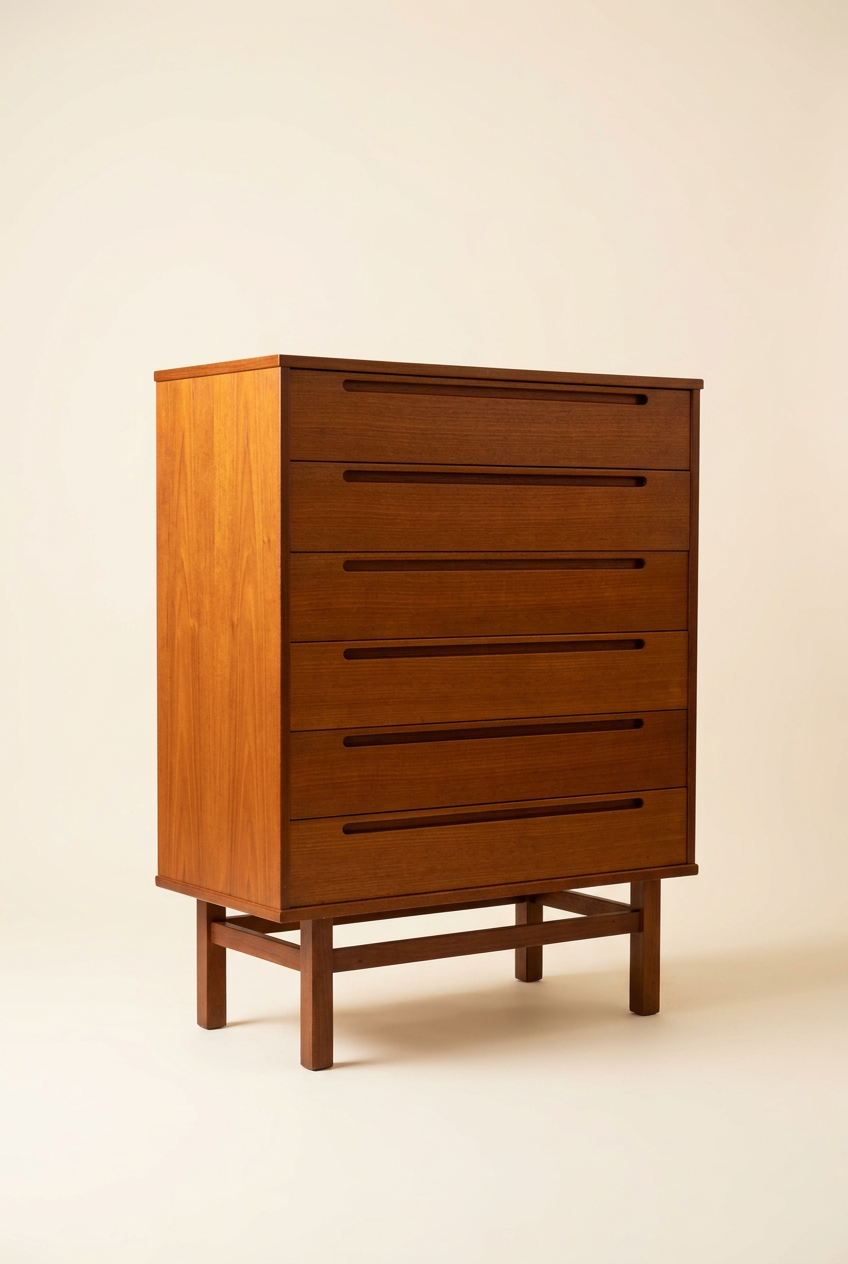 Nils Jonsson Teak Tall Chest