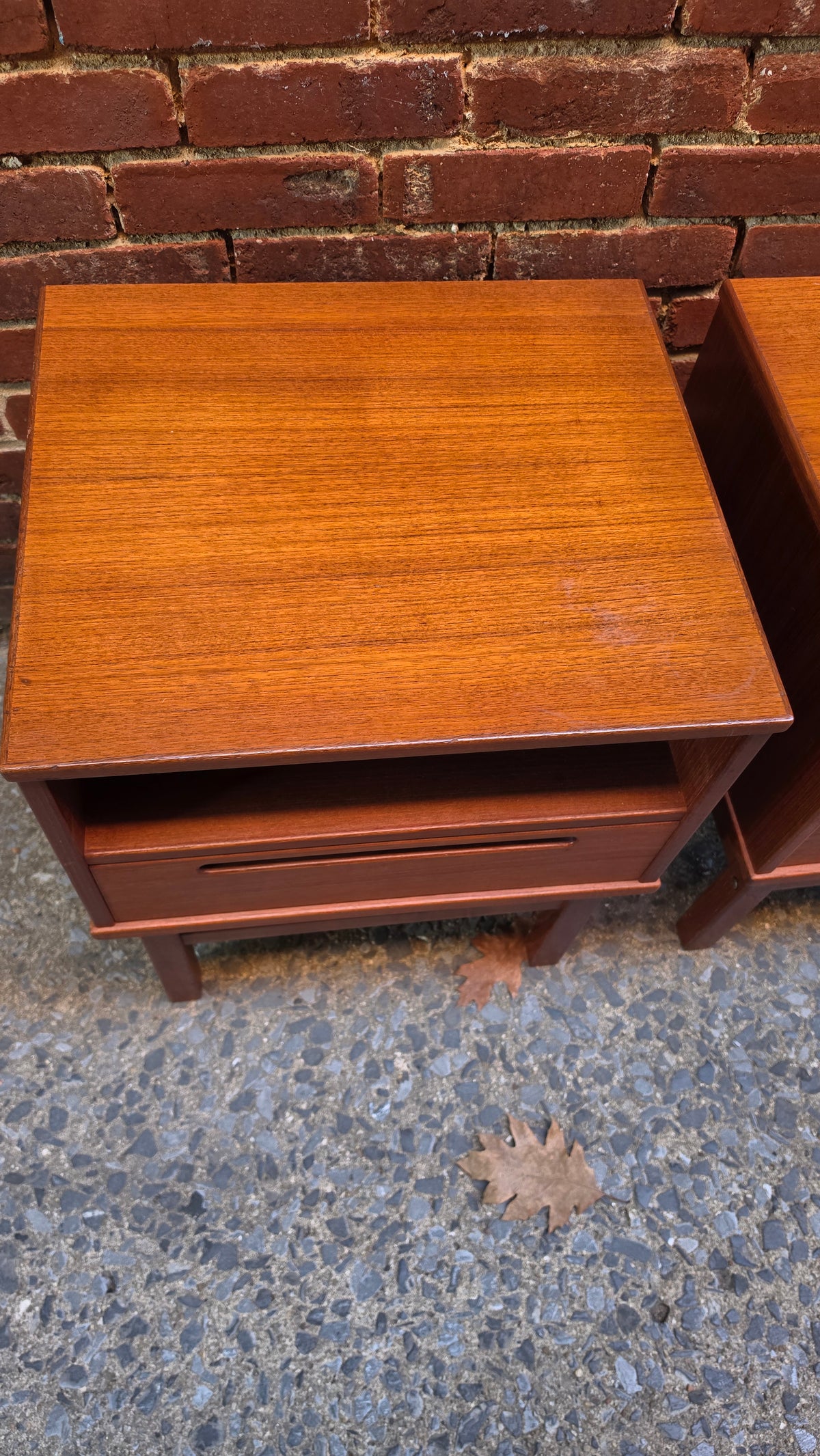Nils Jonsson Pair of Teak Nightstands