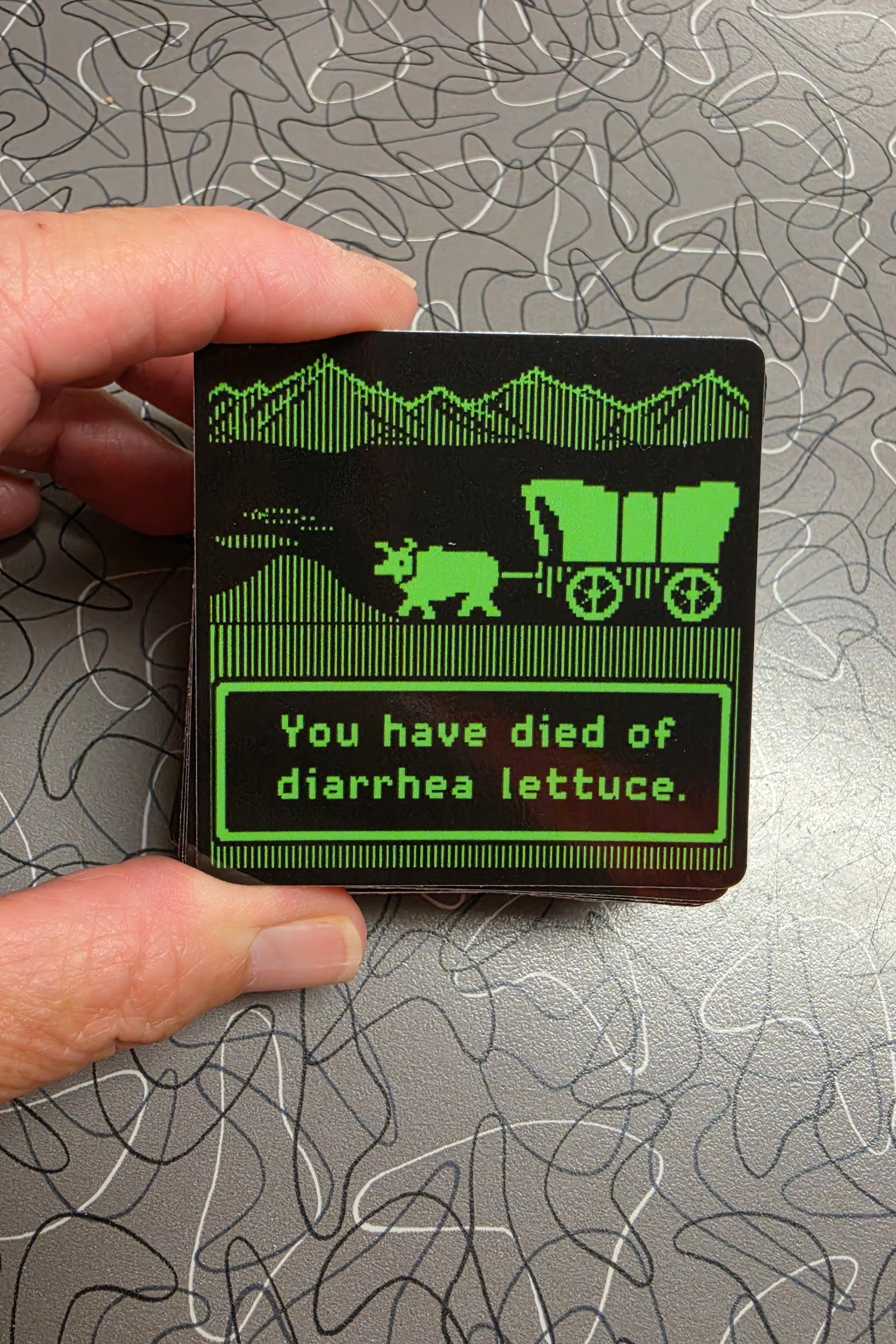 You Died of... Sticker