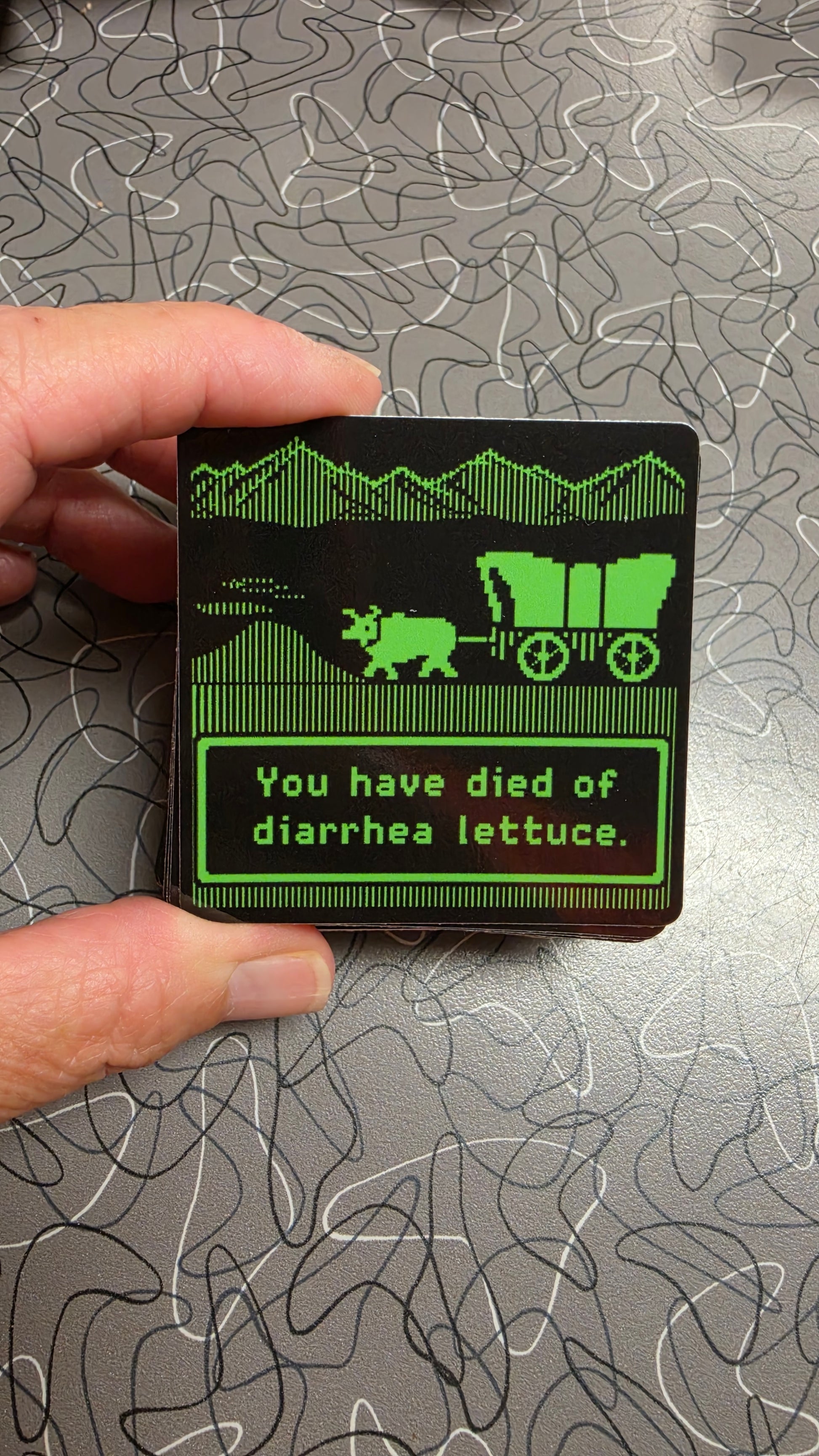 You Died of... Sticker