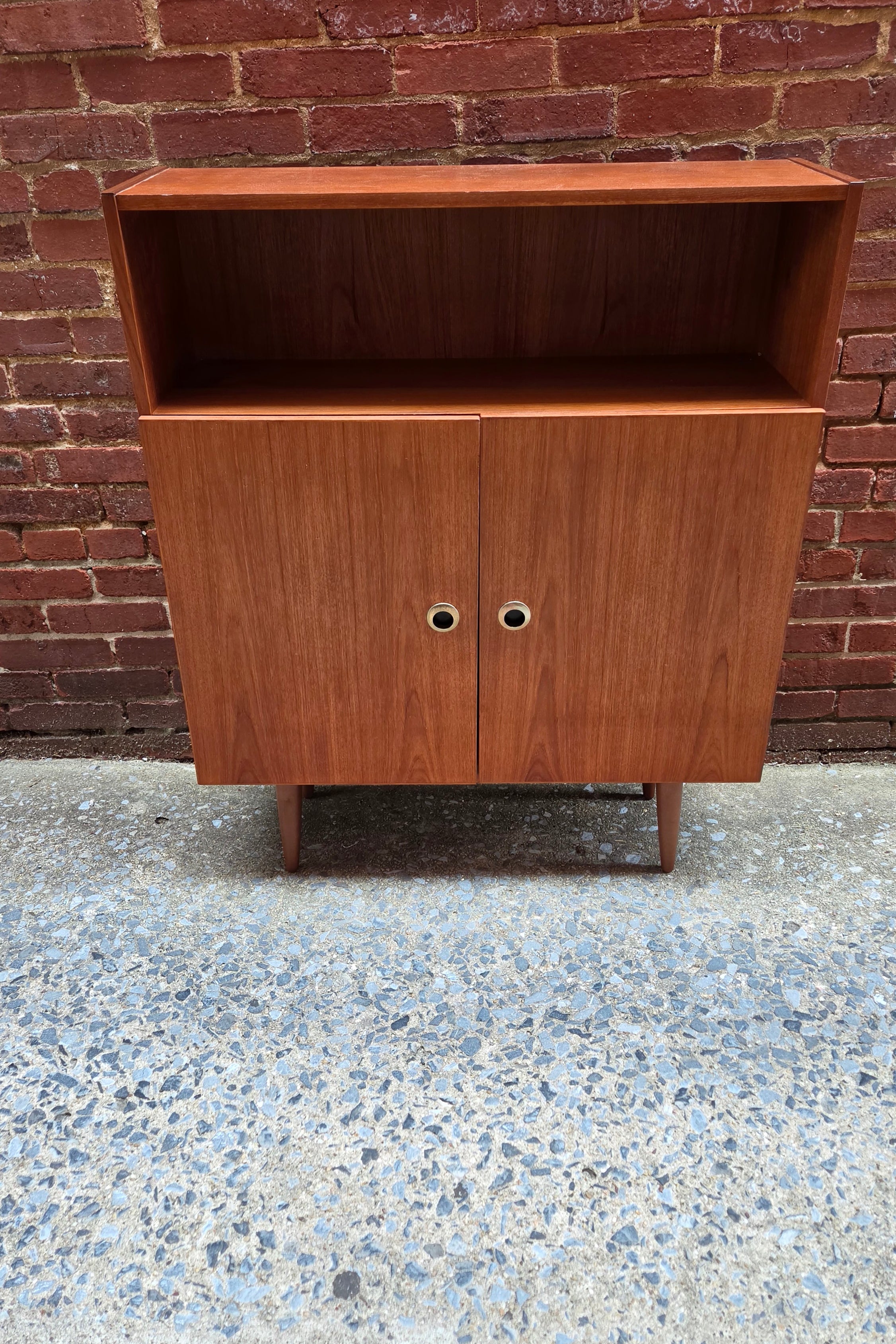 Danish Teak Entryway Cabinet