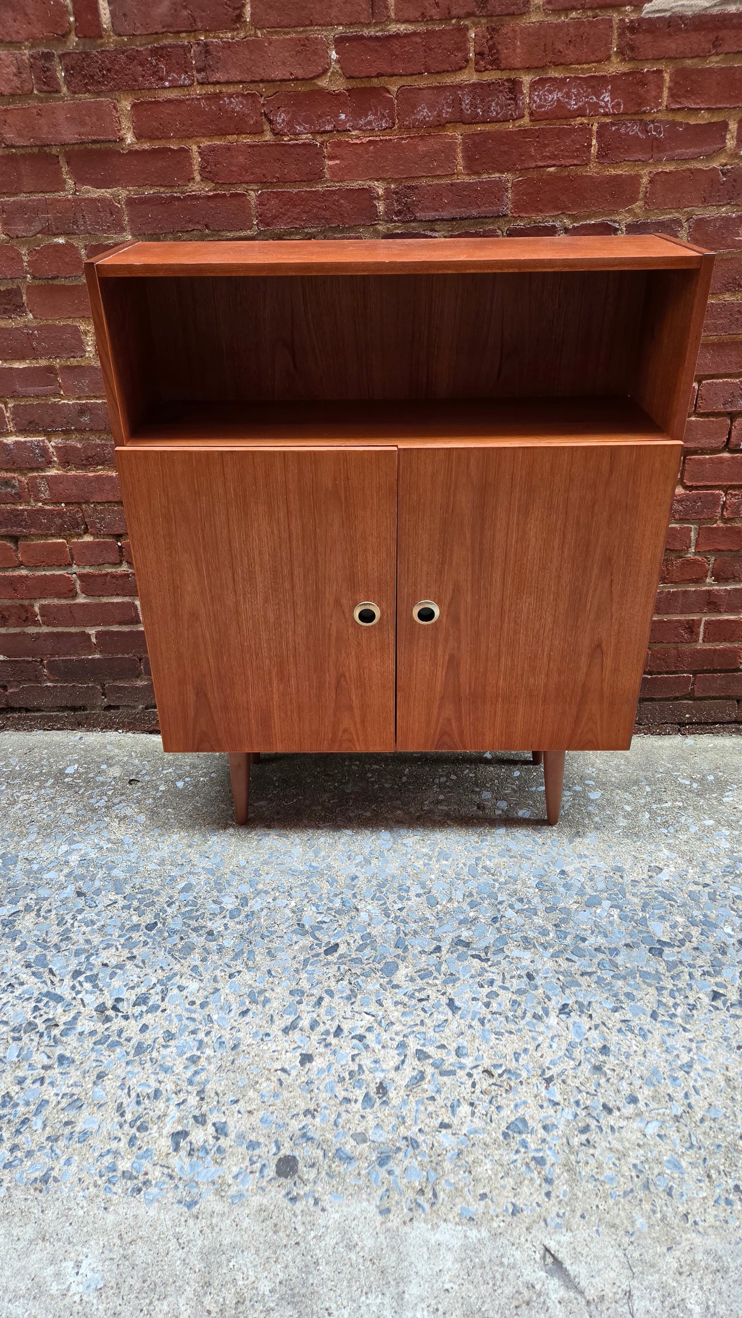 Danish Teak Entryway Cabinet
