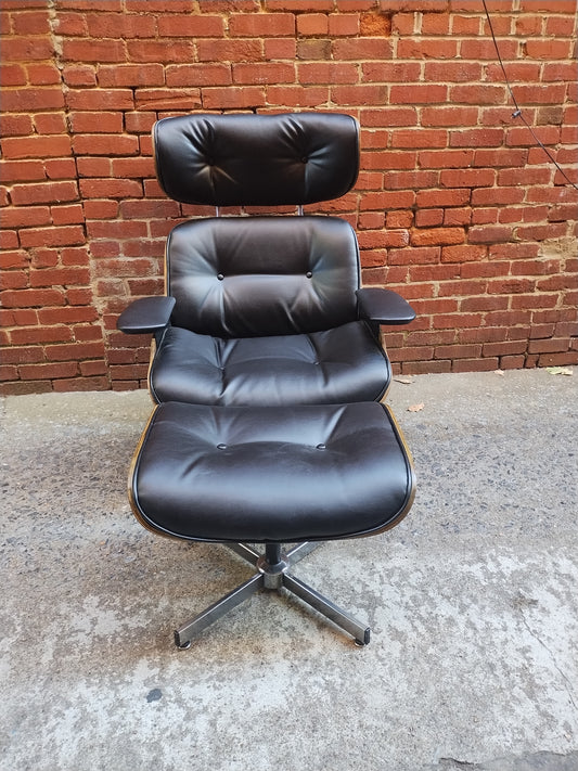 Plycraft Lounge Chair and Ottoman