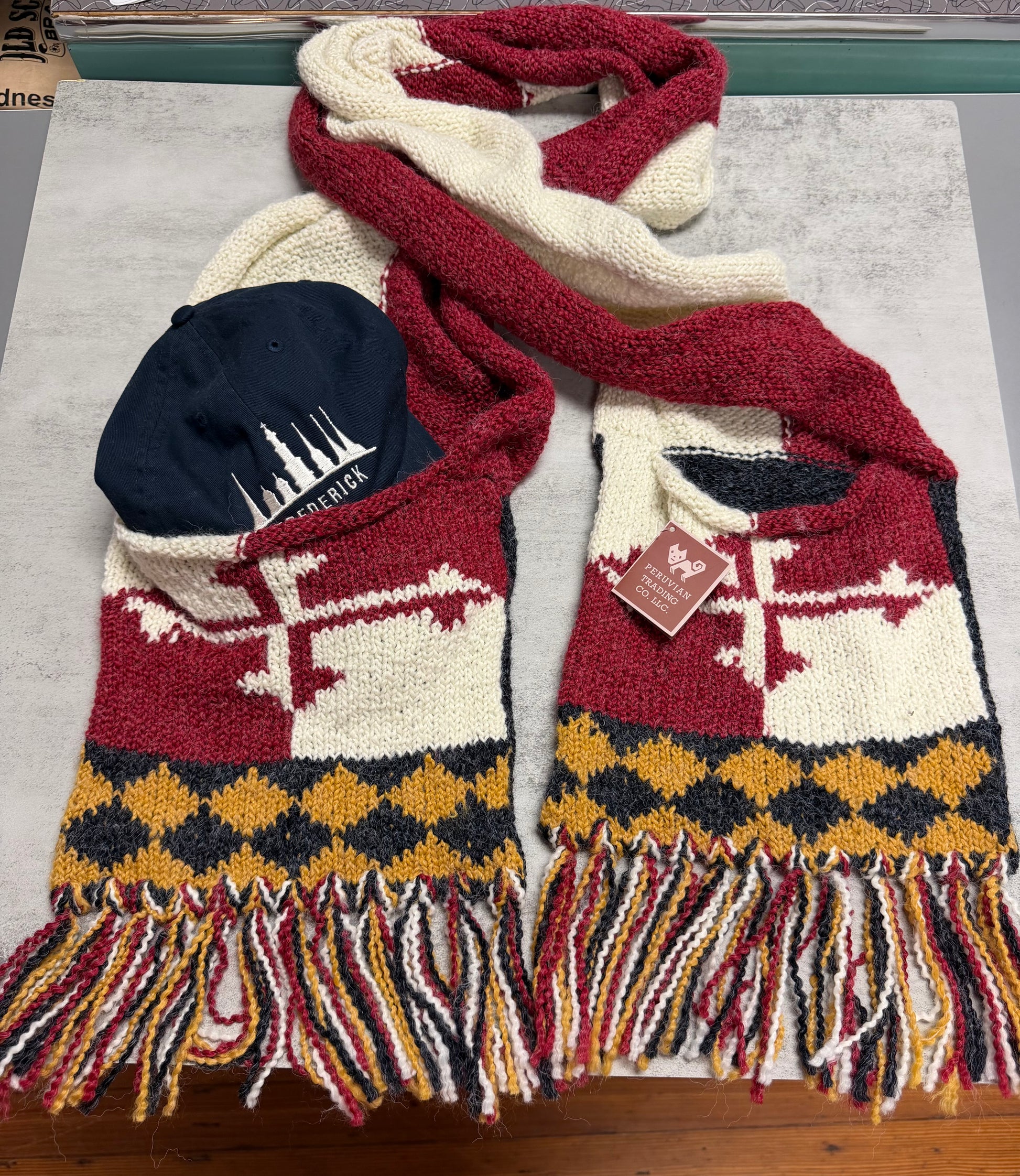 Maryland Flag Pocket Scarf