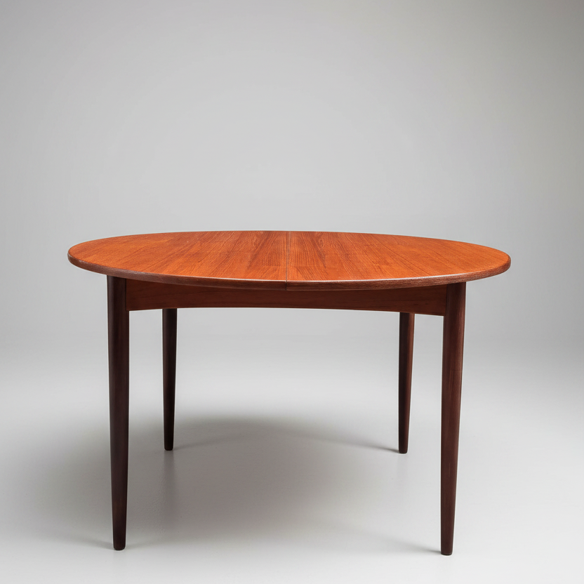 Danish Teak Round Table