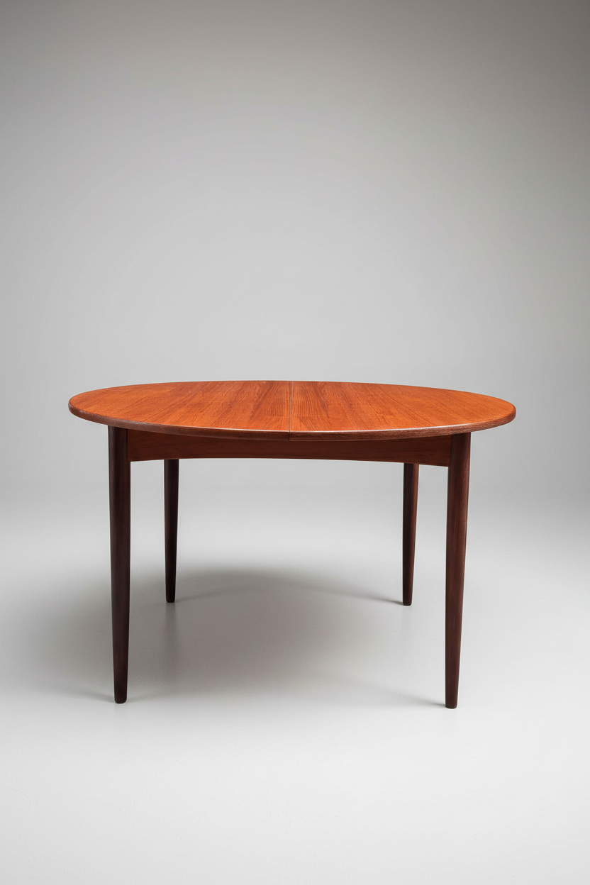 Danish Teak Round Table