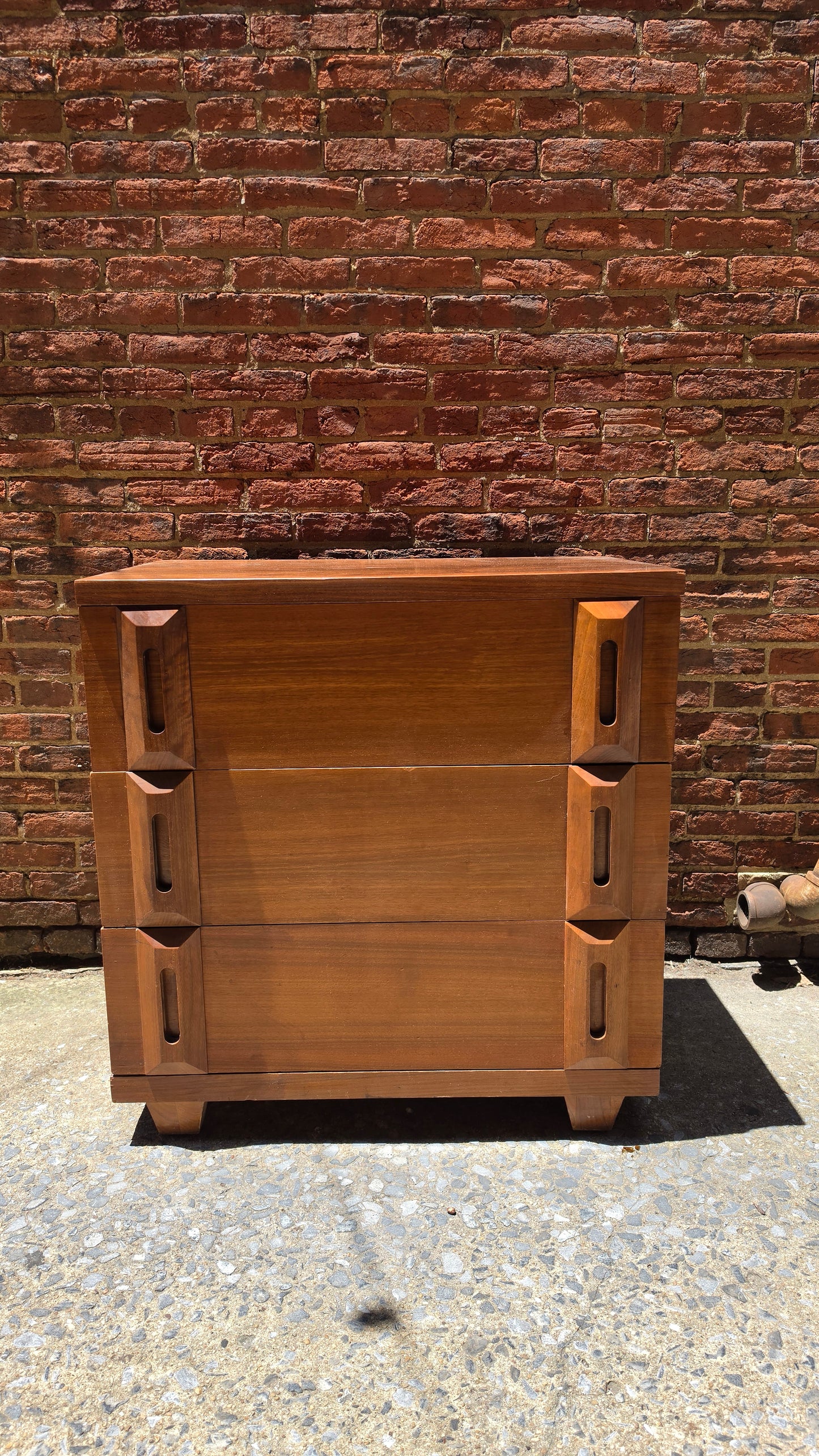 American of Martinsville "Harlequin" Matched Pair of Dressers