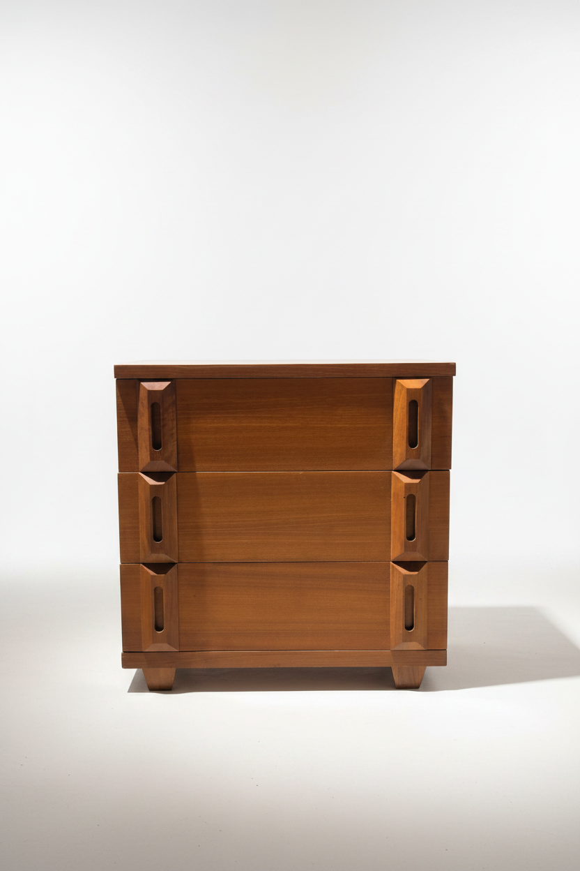 American of Martinsville "Harlequin" Matched Pair of Dressers