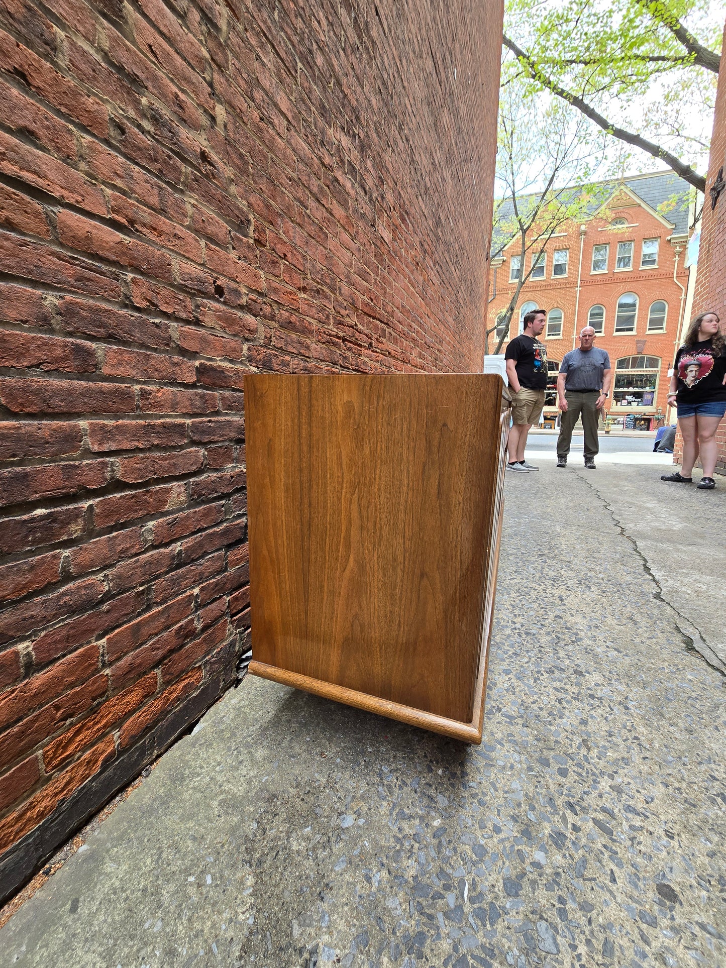 American of Martinsville Walnut Low Dresser