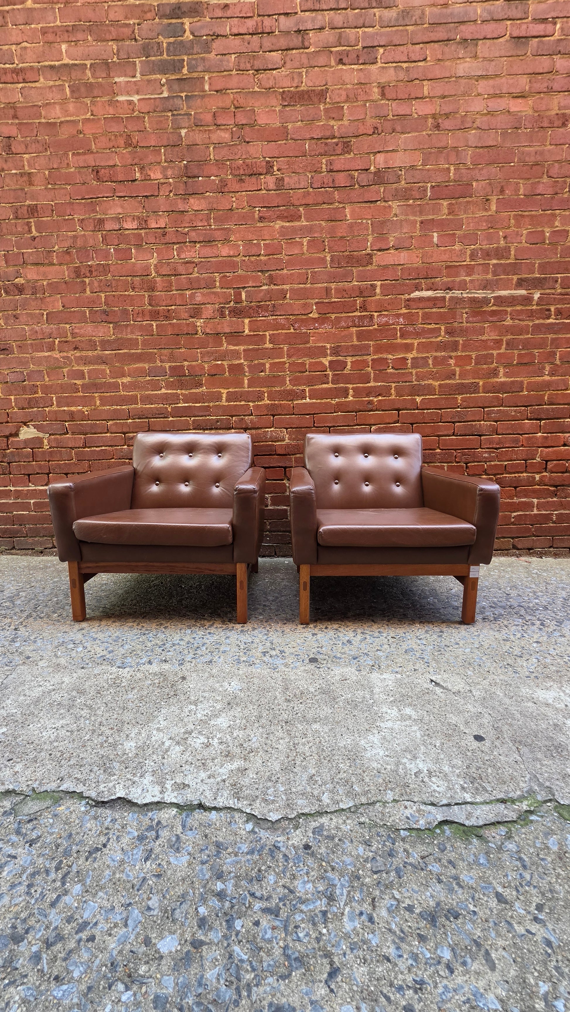 Pair of AB Futura Scandinavian Club Chairs