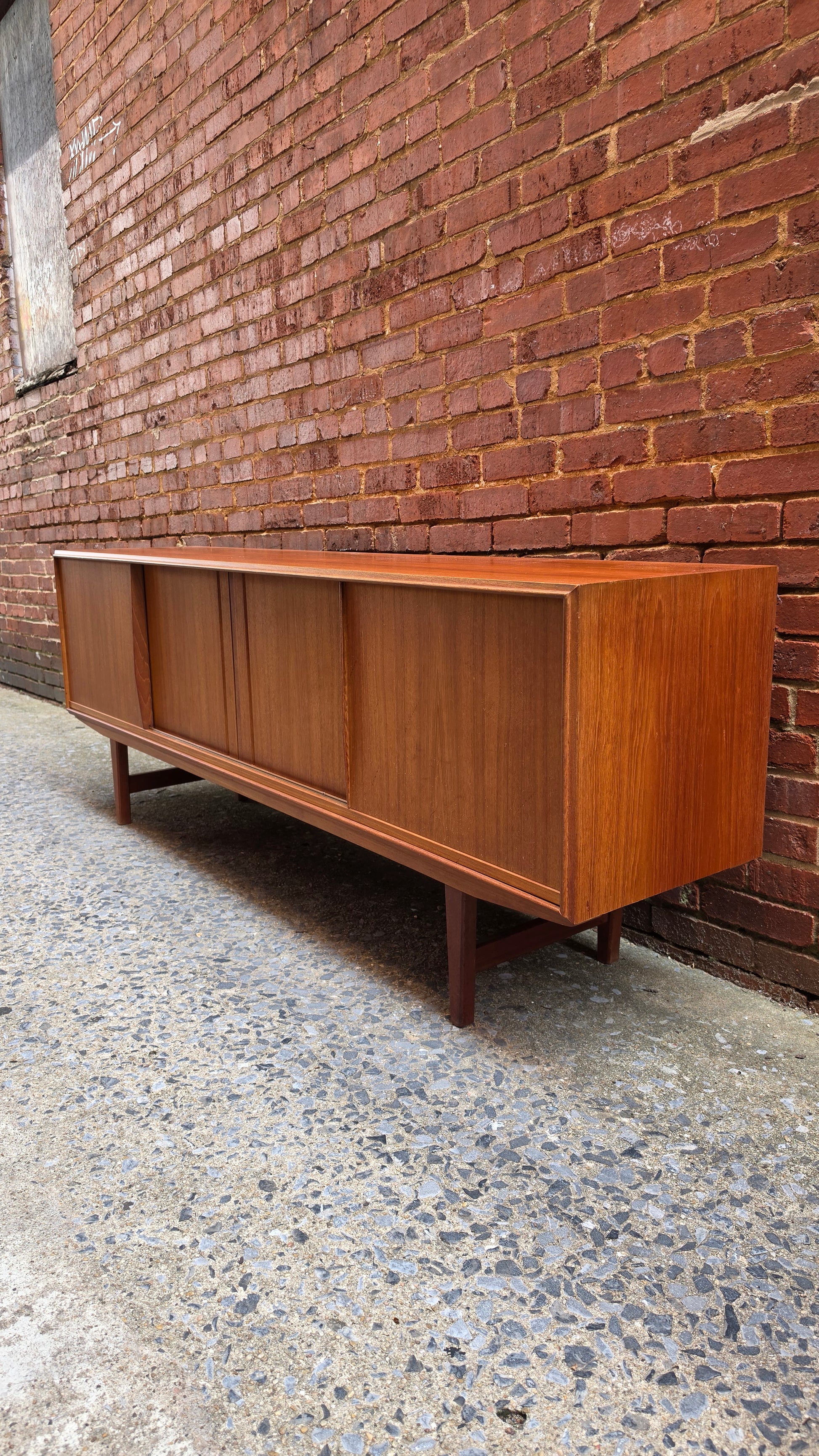 Danish Teak 4 Door Credenza 0526004