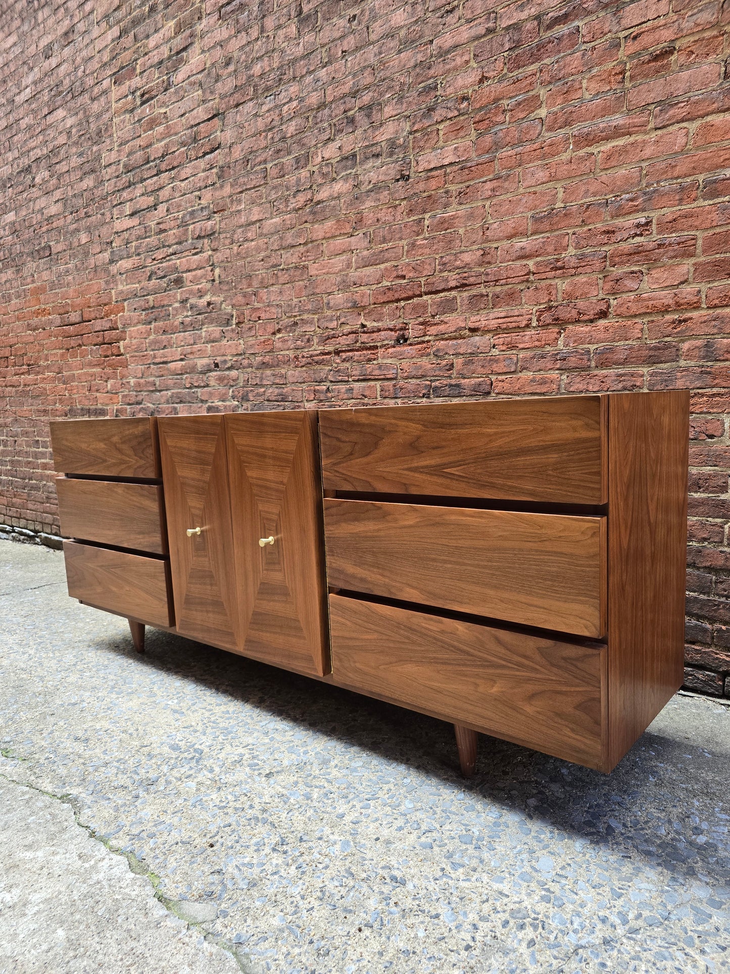 American of Martinsville Mid-Century Walnut Dresser