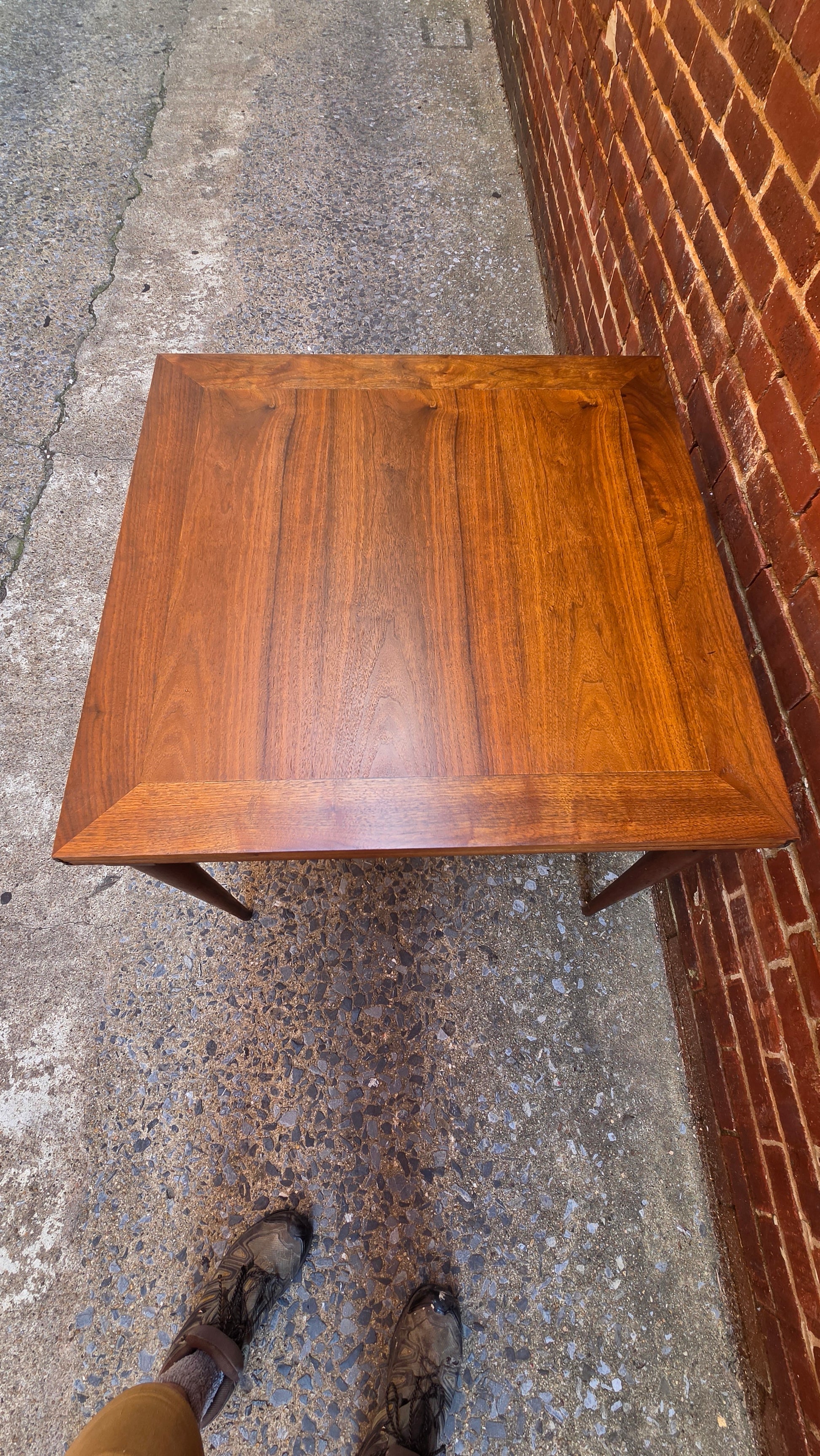 Antique Walnut Pub Game Table