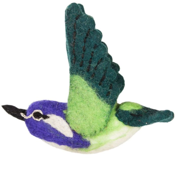 Felted Wool Bird Ornament