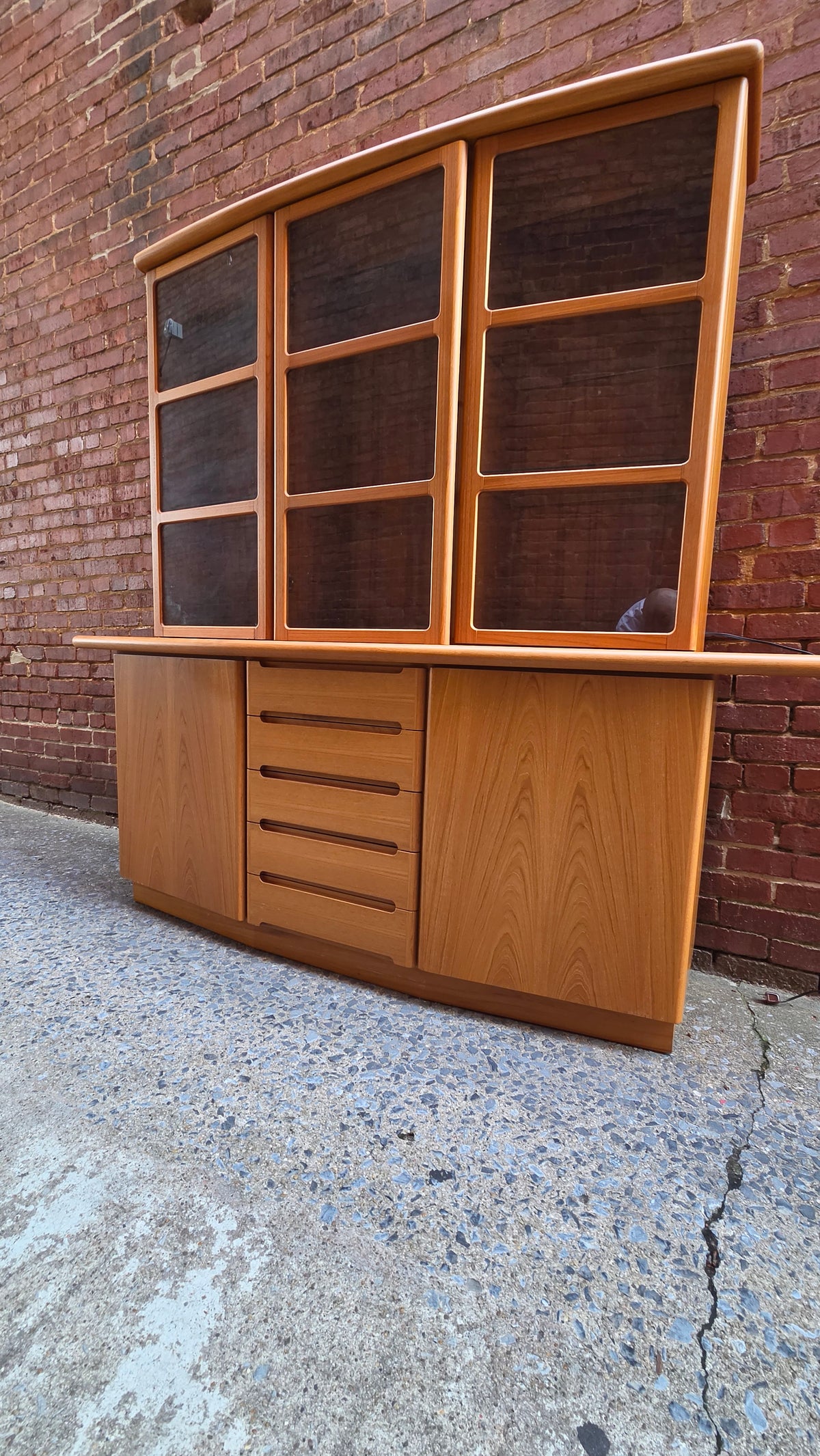 Skovby Danish Teak China Hutch