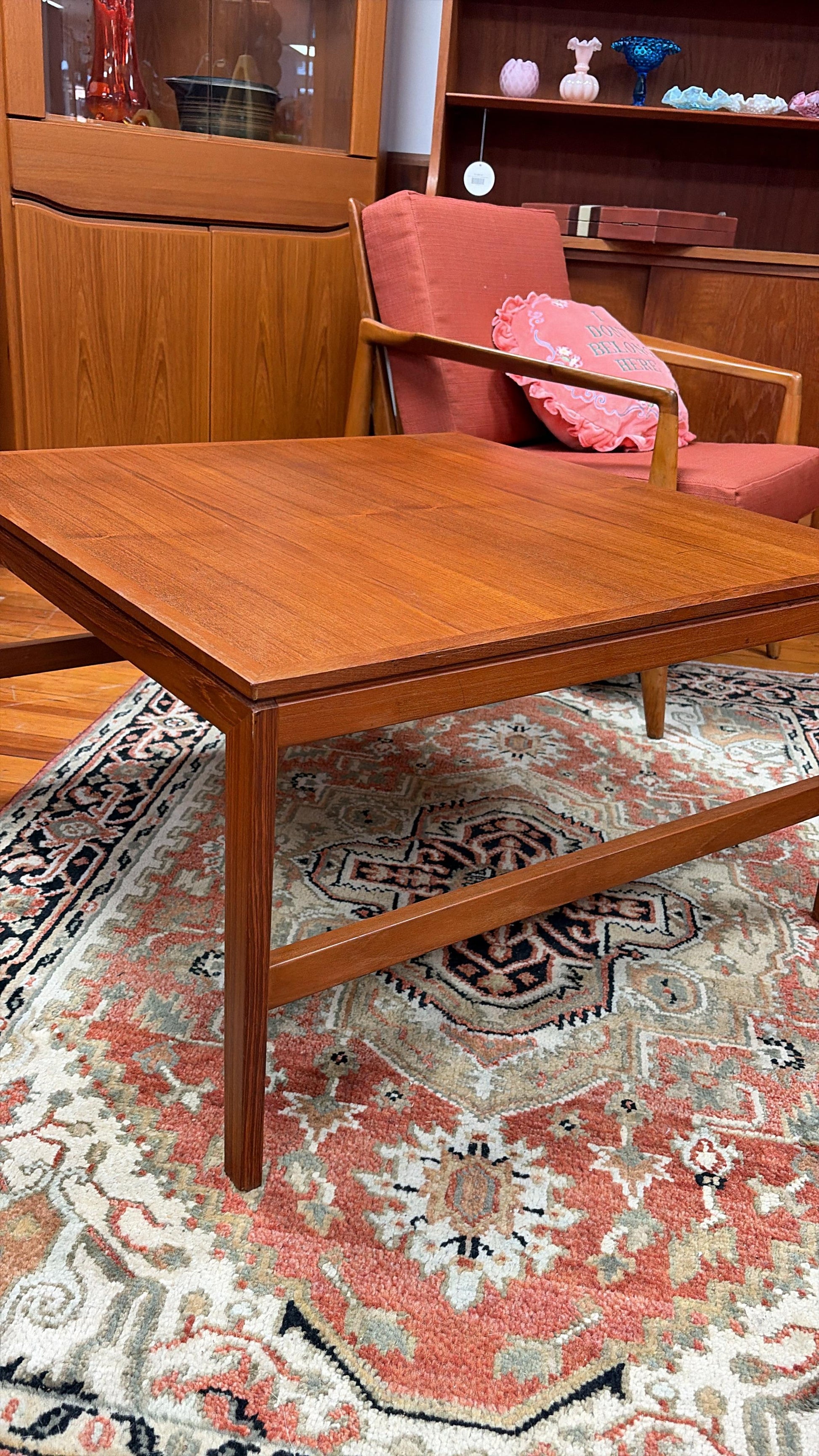 Danish Square Teak Coffee Table