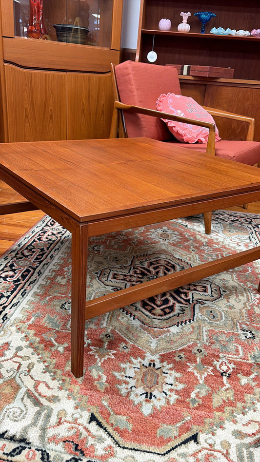 Danish Square Teak Coffee Table