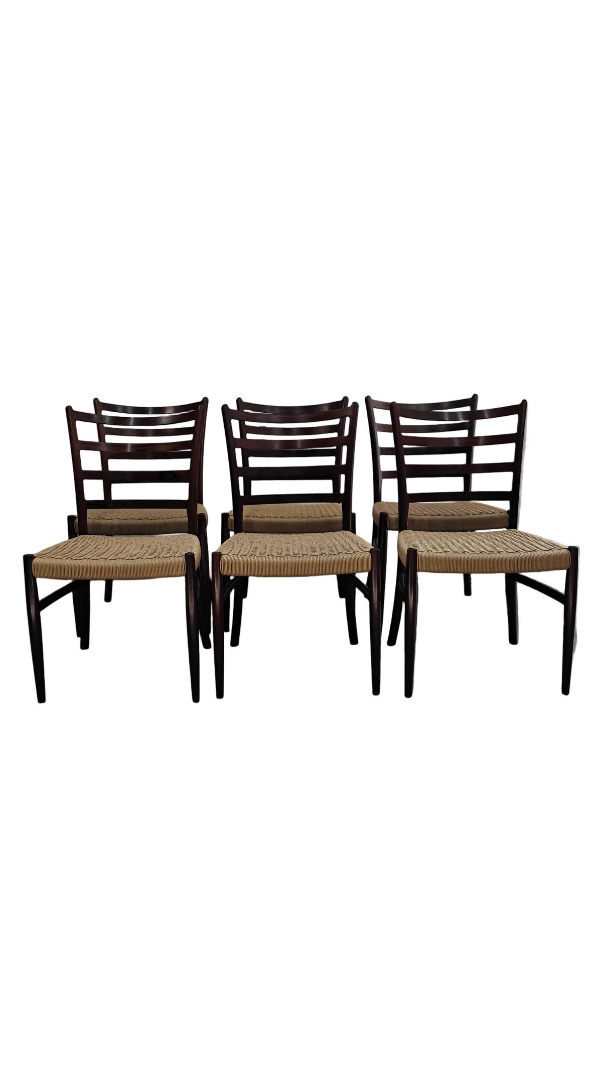 Set of 6 Danish Cord Dining Chairs