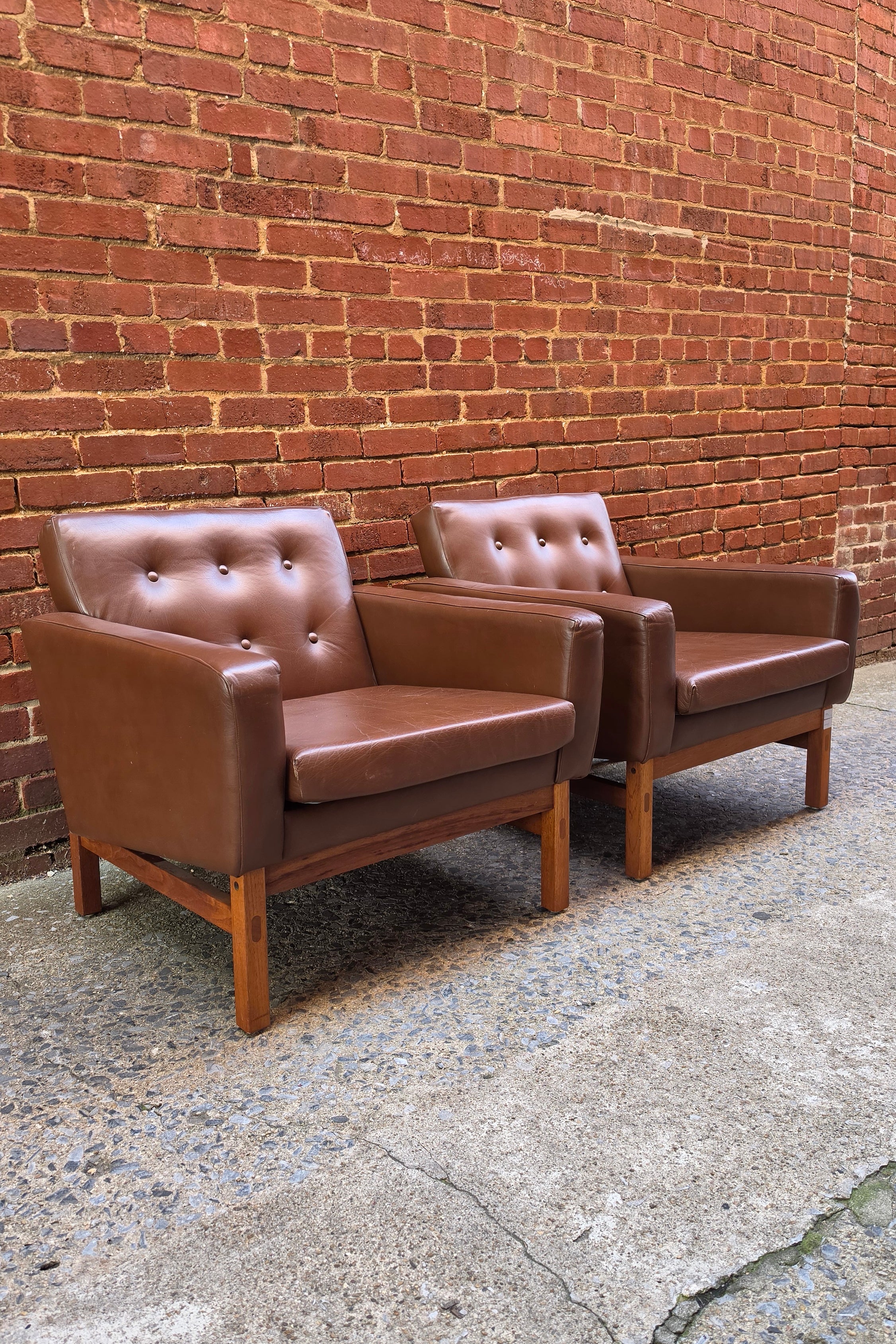 Pair of AB Futura Scandinavian Club Chairs
