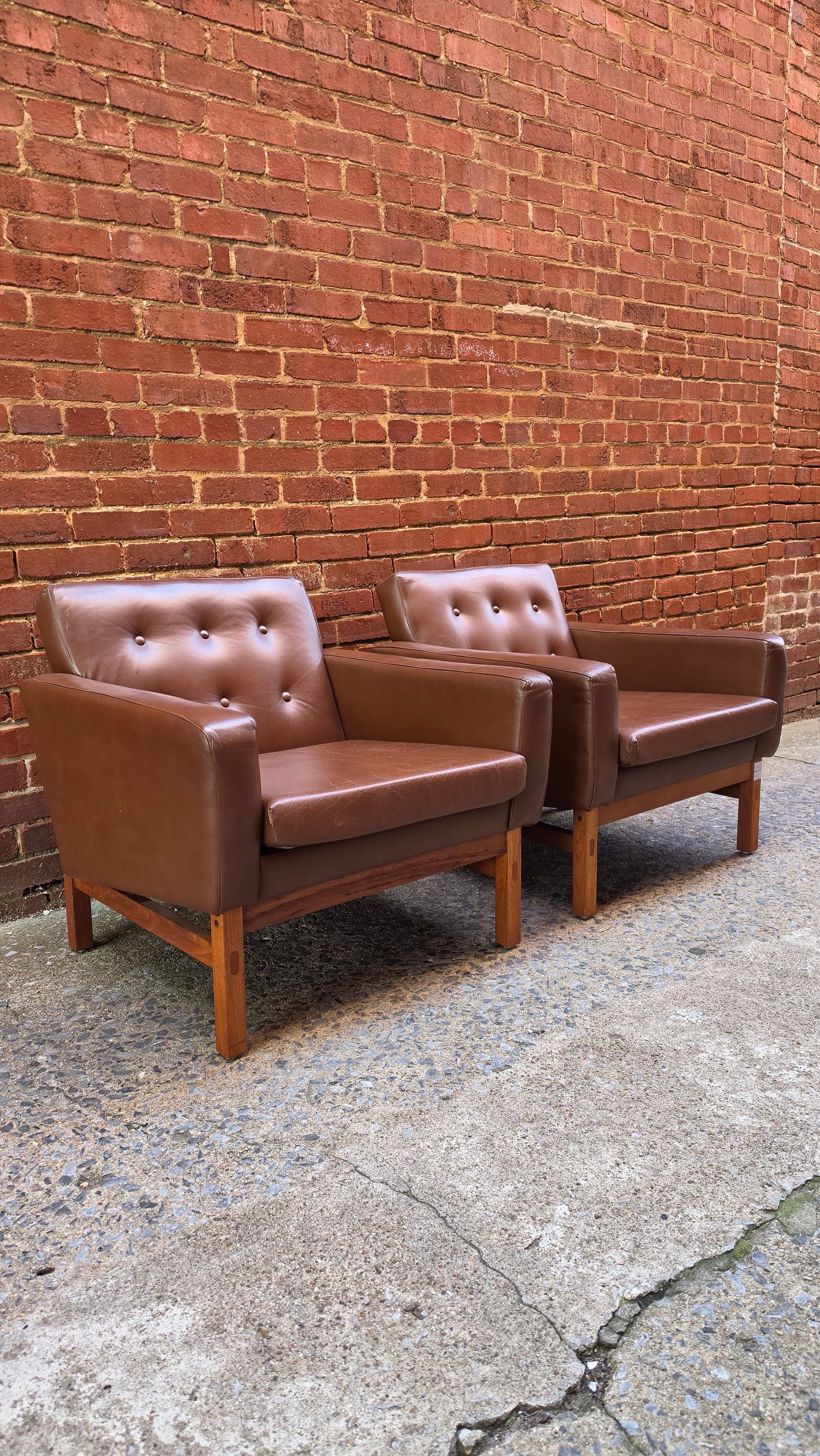 Pair of AB Futura Scandinavian Club Chairs