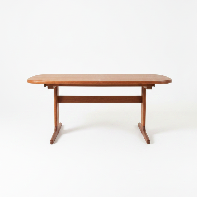 Danish Teak Oblong Dining Table