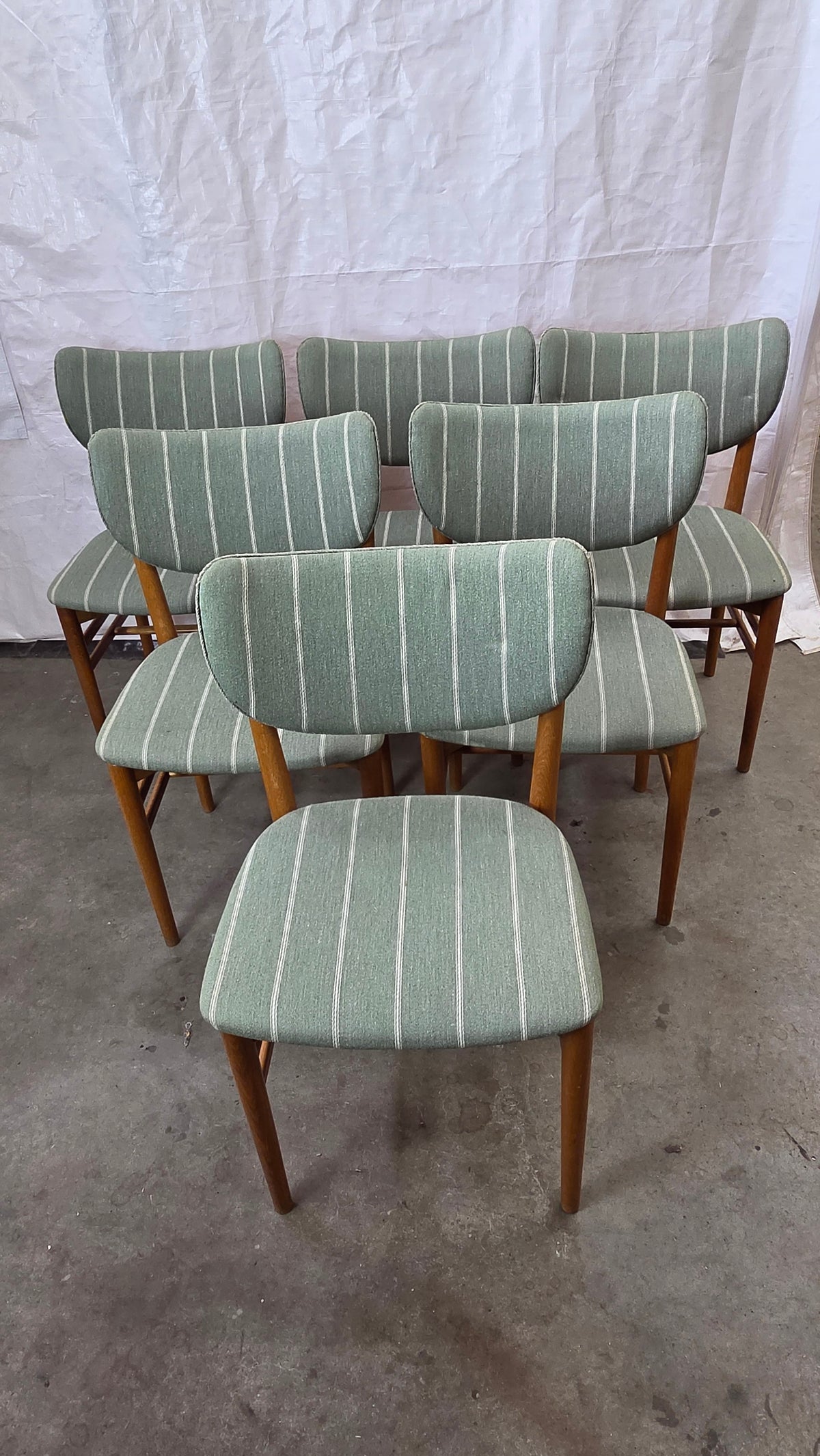 Set of 6 Koepel Danish Dining Chairs