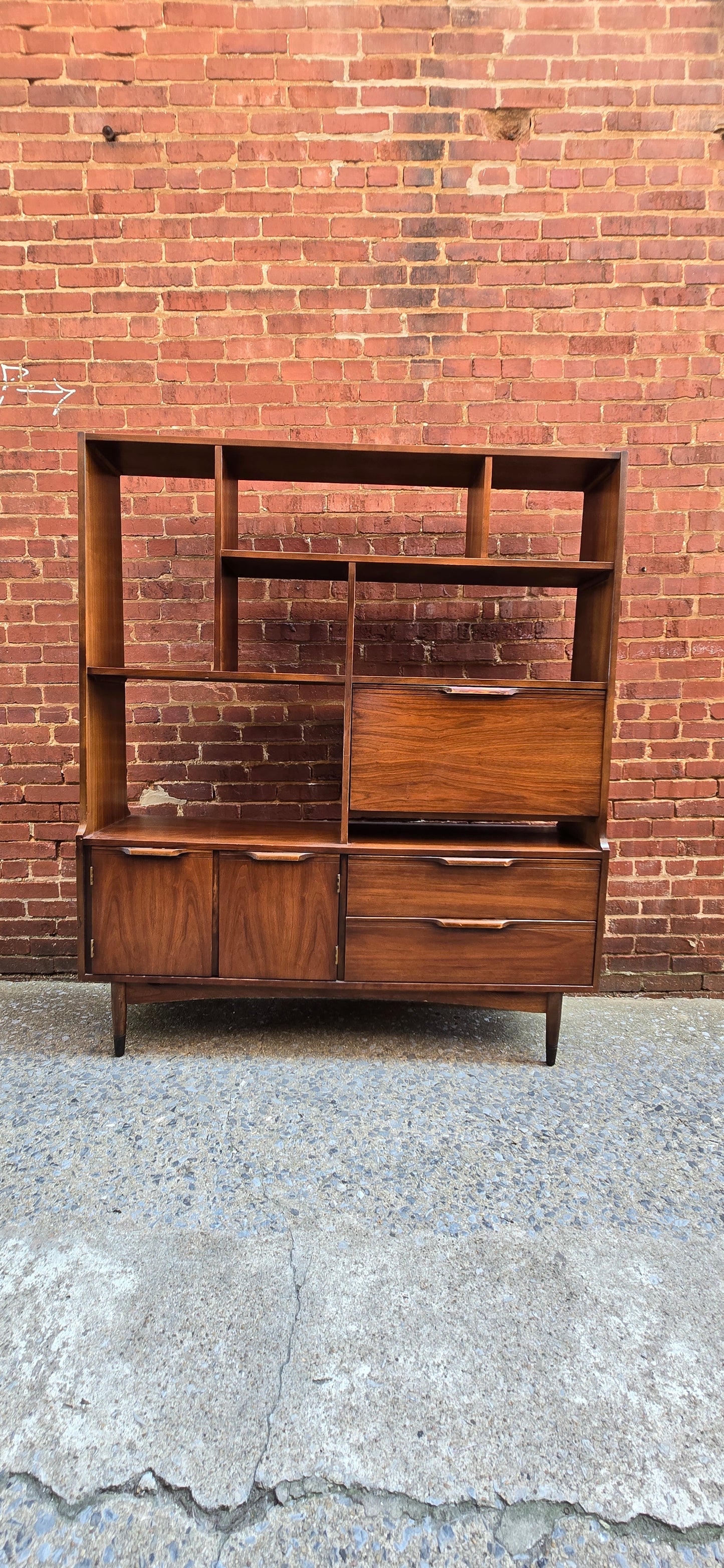 Mid-century Walnut Room Divider