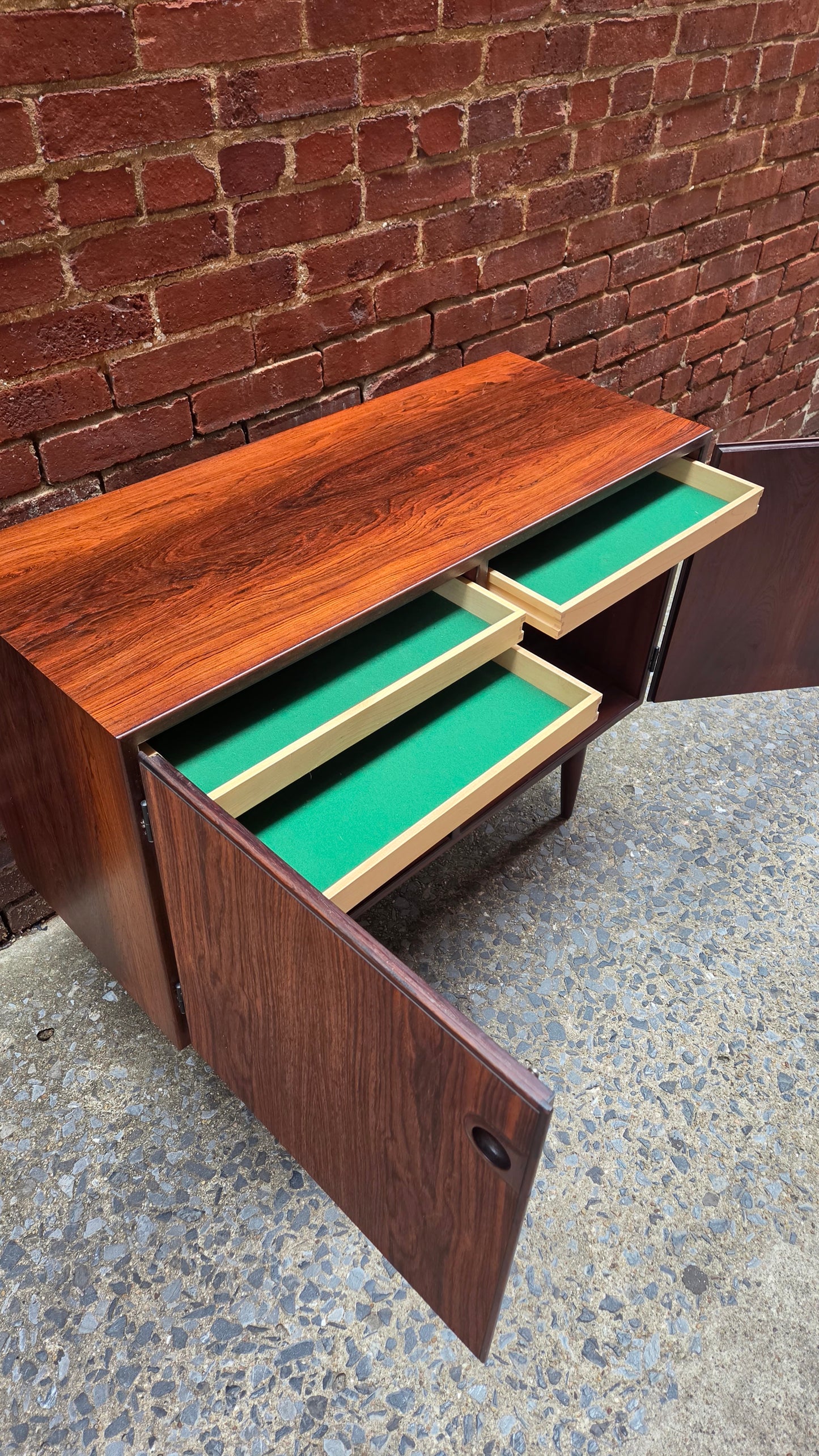 Petite Danish Rosewood Sideboard