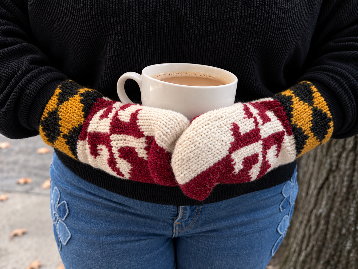 Maryland Flag Mittens