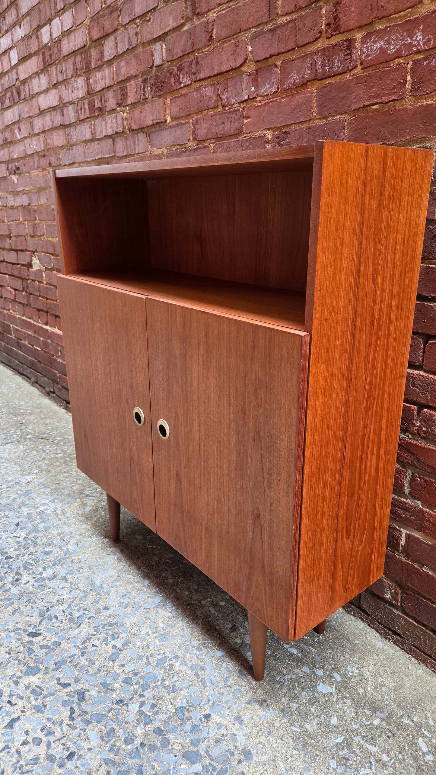 Danish Teak Entryway Cabinet