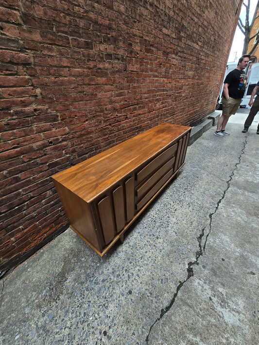 American of Martinsville Walnut Low Dresser