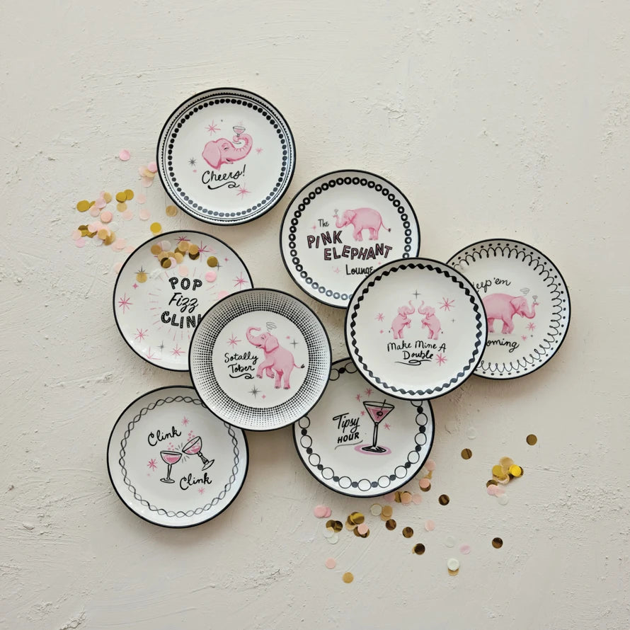 Elephant Stonewear Dish