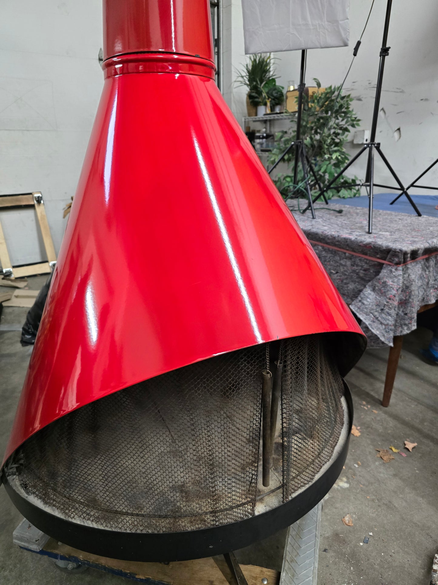 Vintage Cone Fireplace