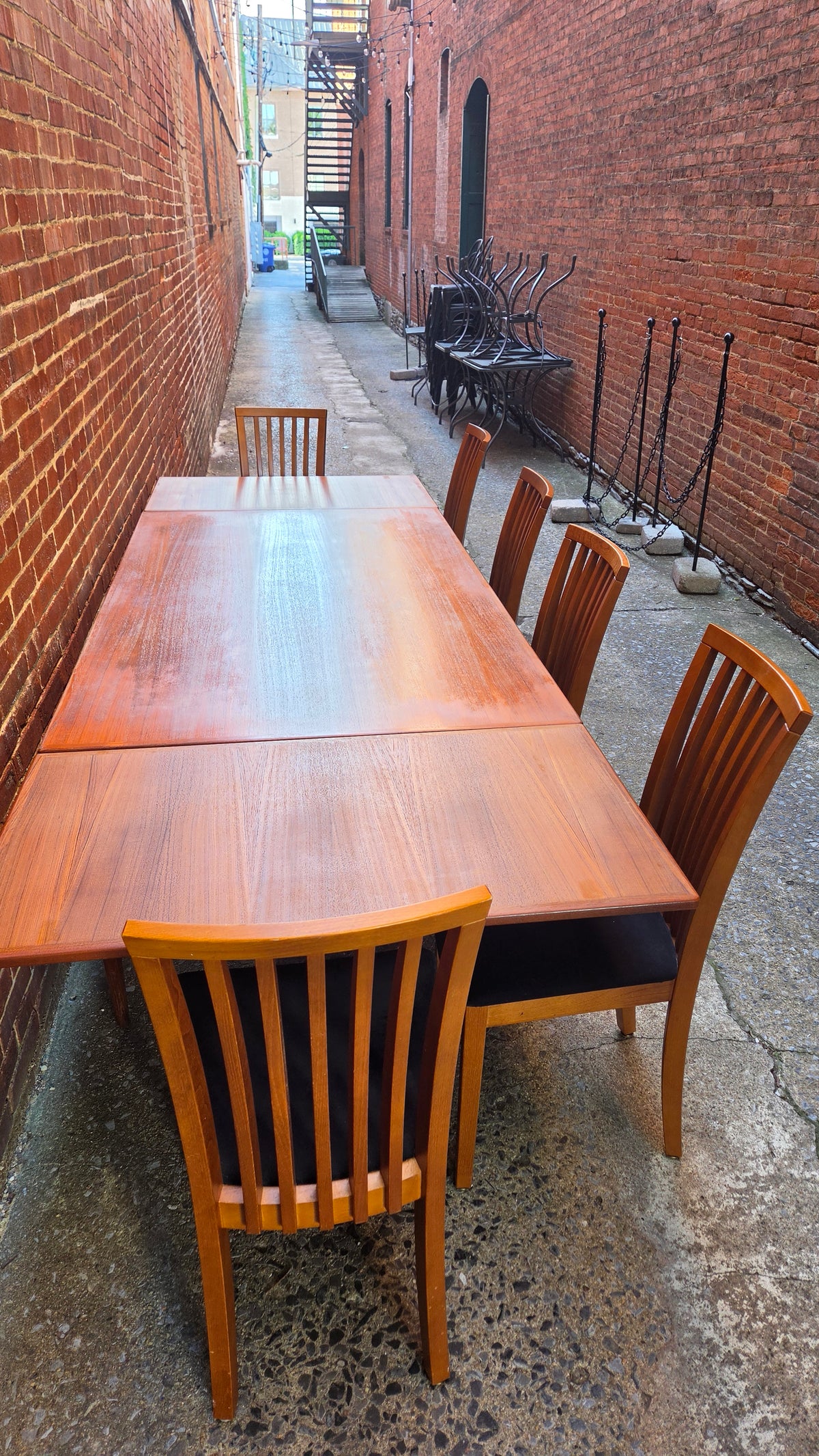 Neils Otto Moller Dining Table plus 6 Skovby Chairs