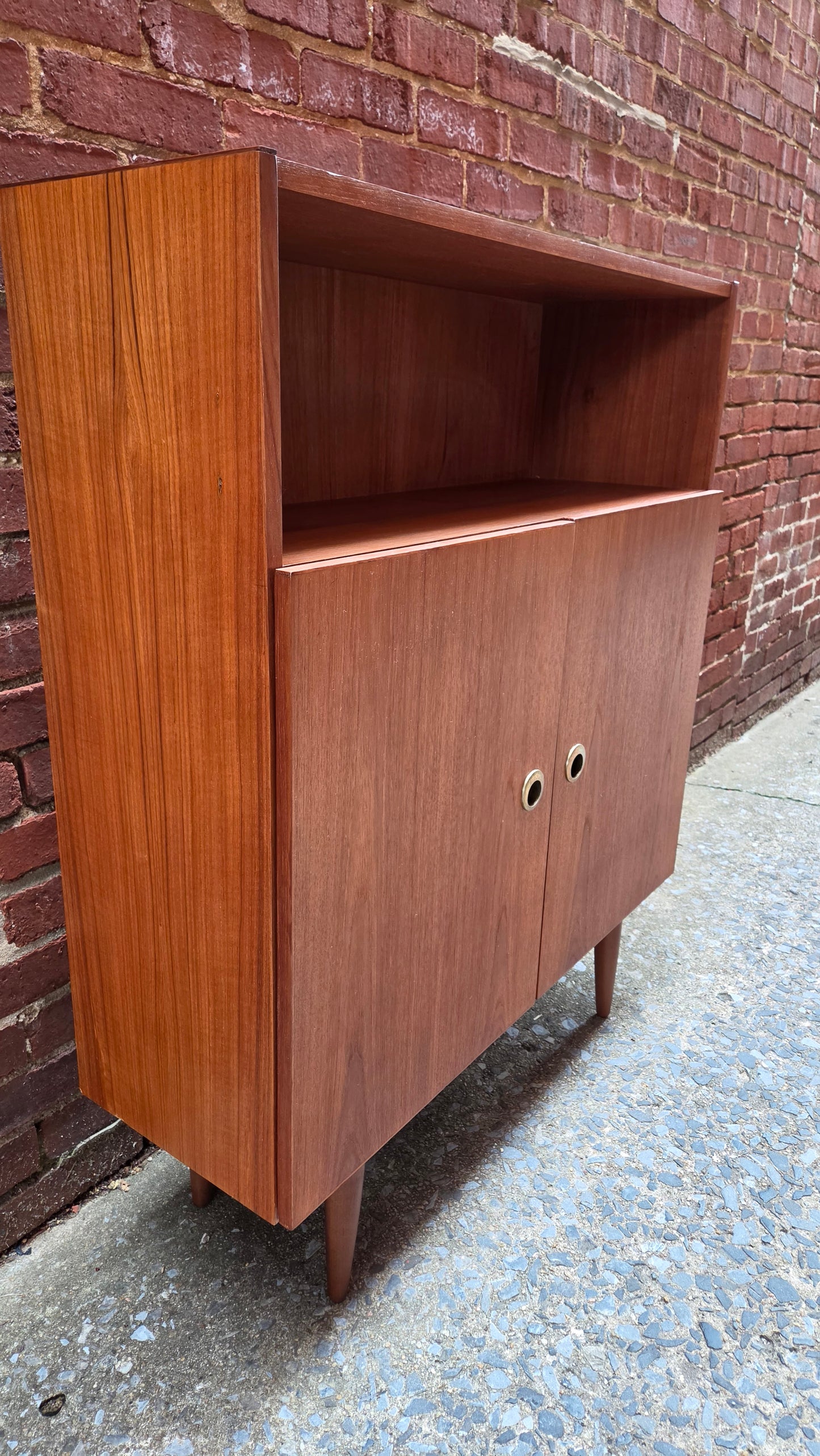 Danish Teak Entryway Cabinet